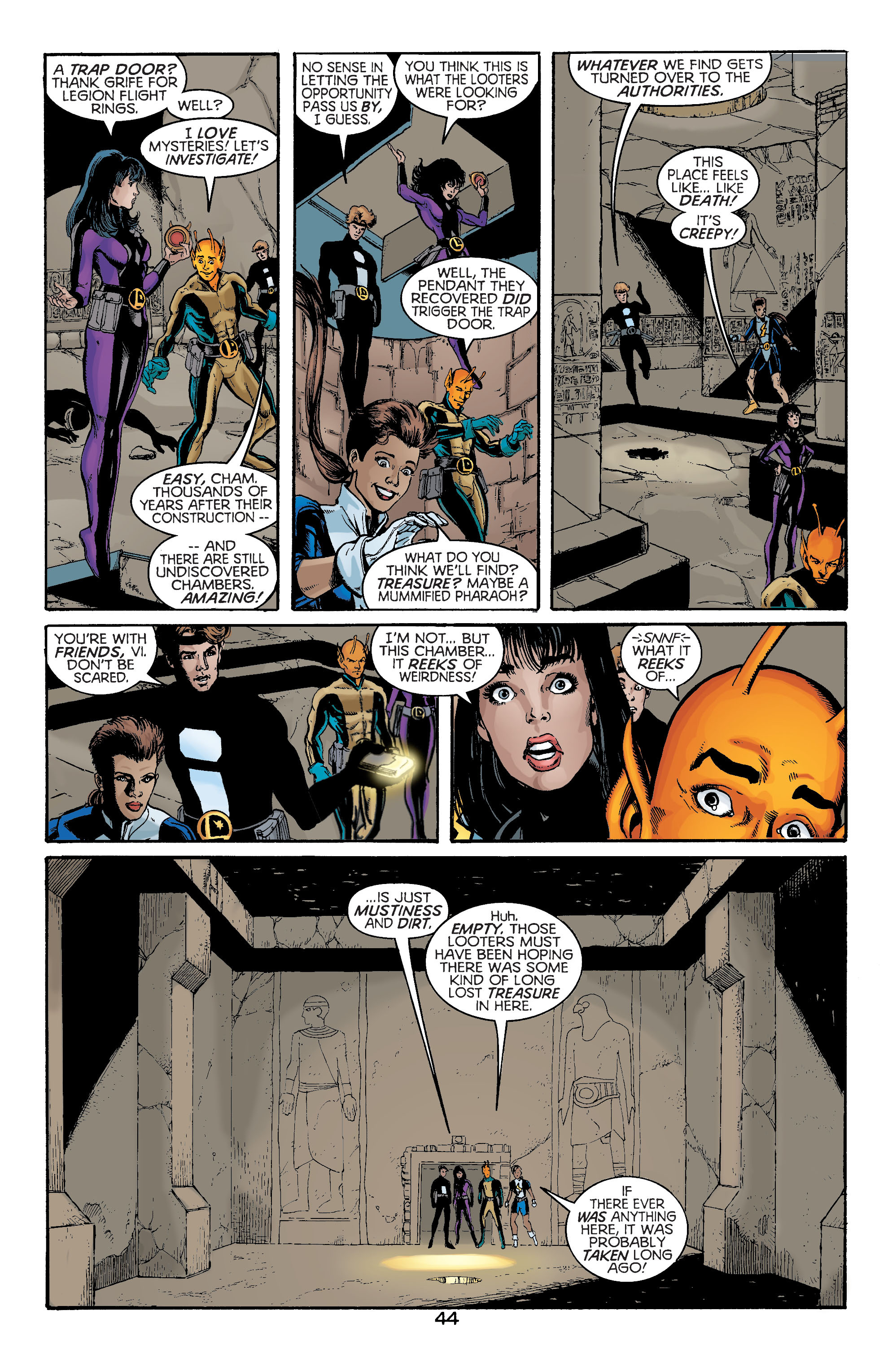 Read online Titans/Legion of Super-Heroes: Universe Ablaze comic -  Issue #4 - 46