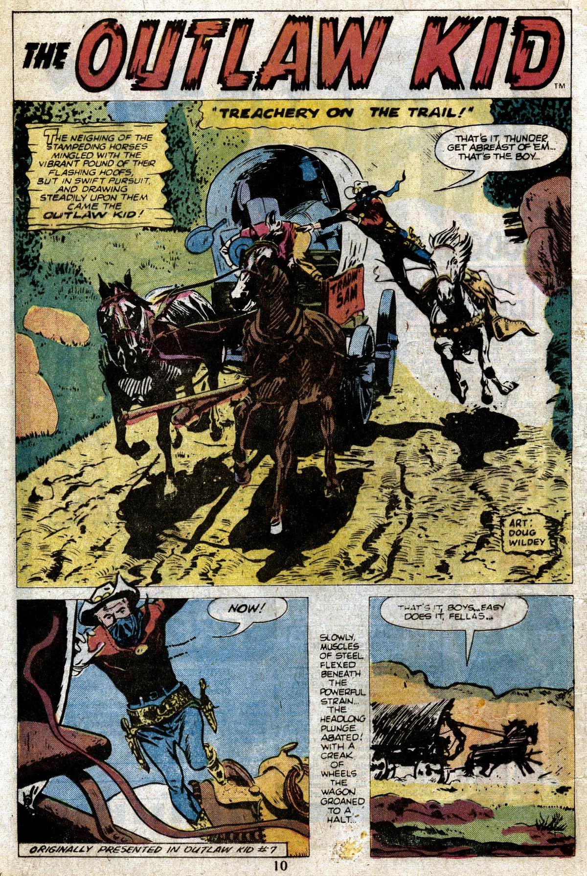 Read online The Outlaw Kid (1970) comic -  Issue #23 - 12