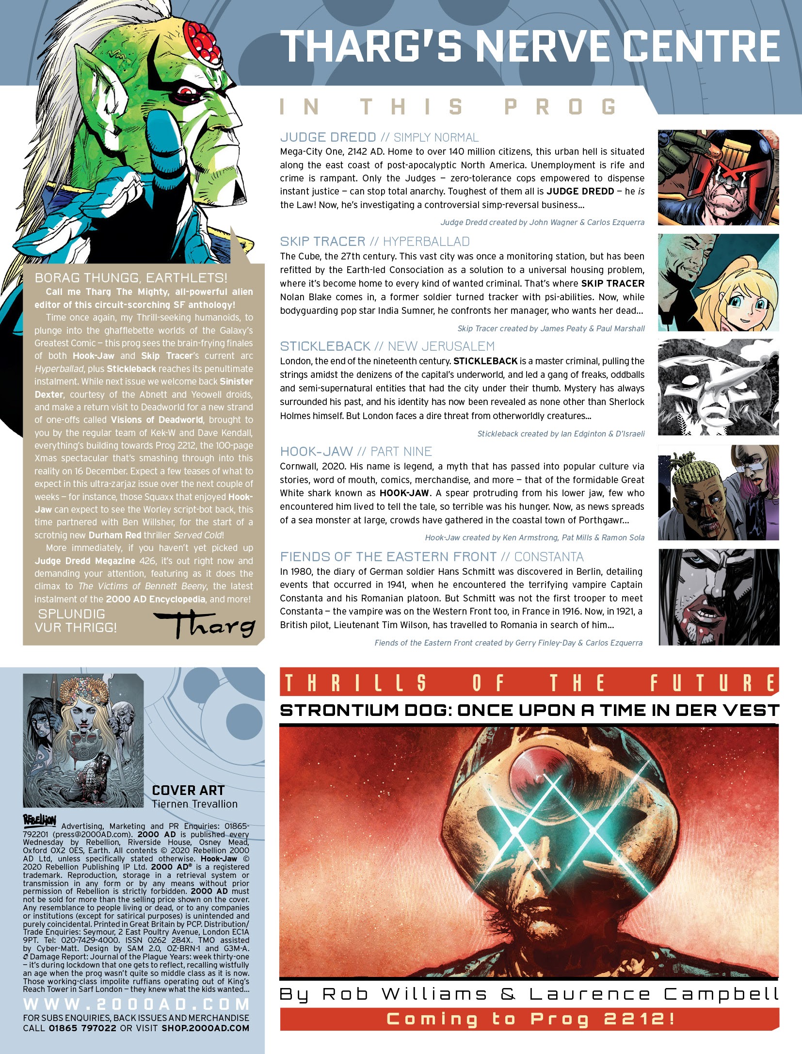 Read online 2000 AD comic -  Issue #2209 - 2