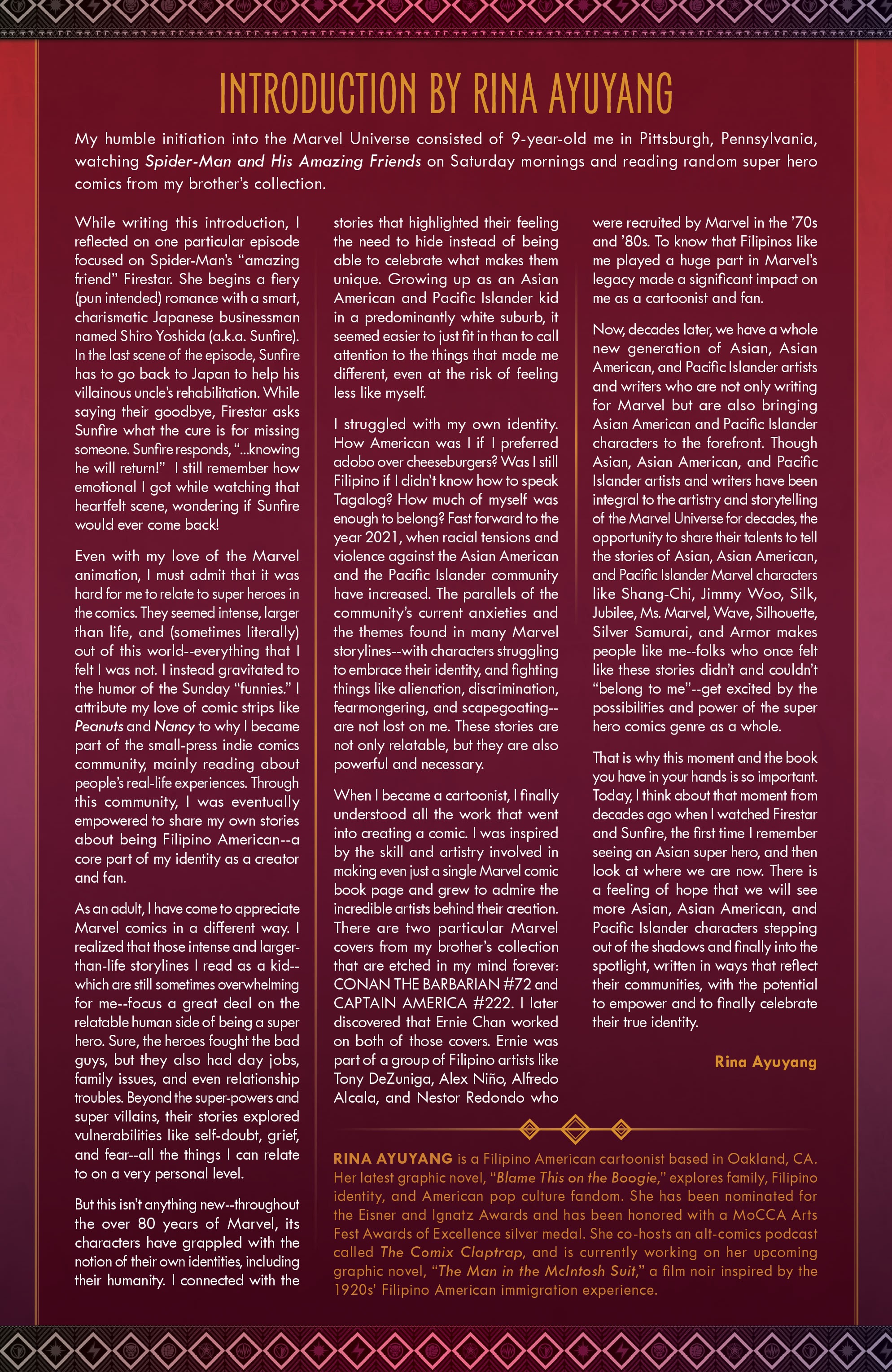 Read online Marvel's Voices: Identity (2021) comic -  Issue # Full - 2