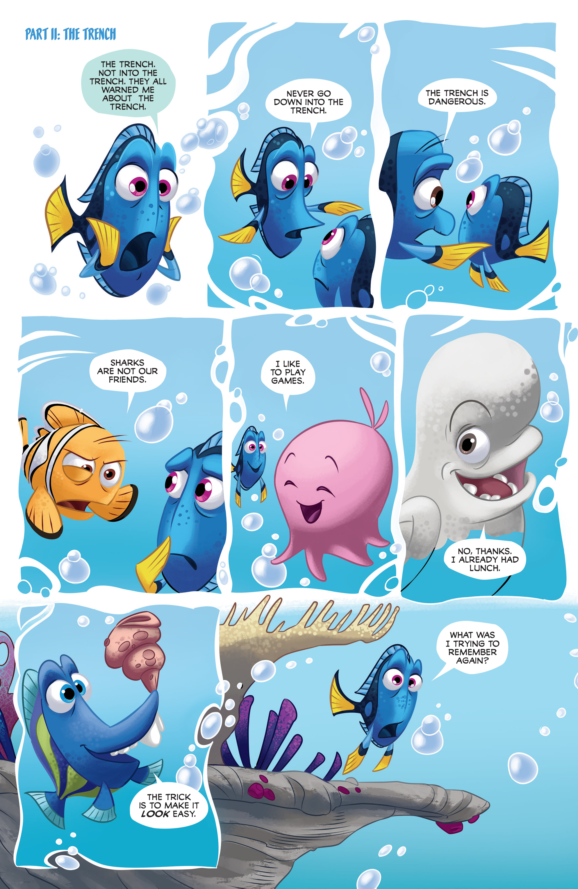 Read online Disney Pixar Finding Dory comic -  Issue #2 - 11