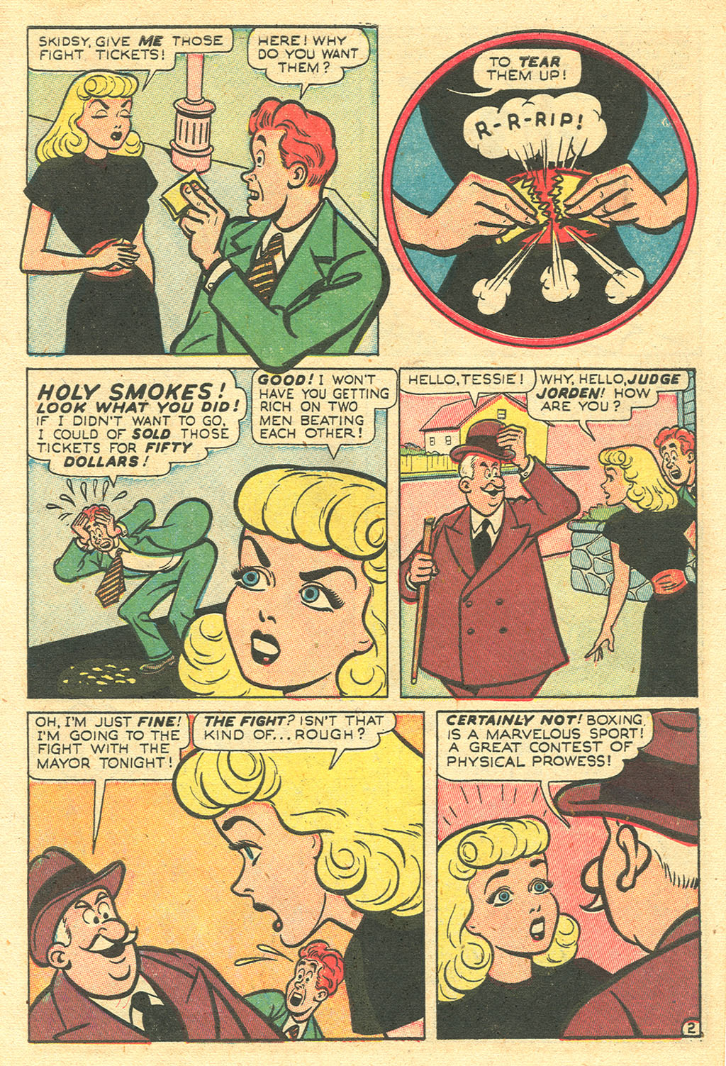 Read online Tessie the Typist comic -  Issue #11 - 5