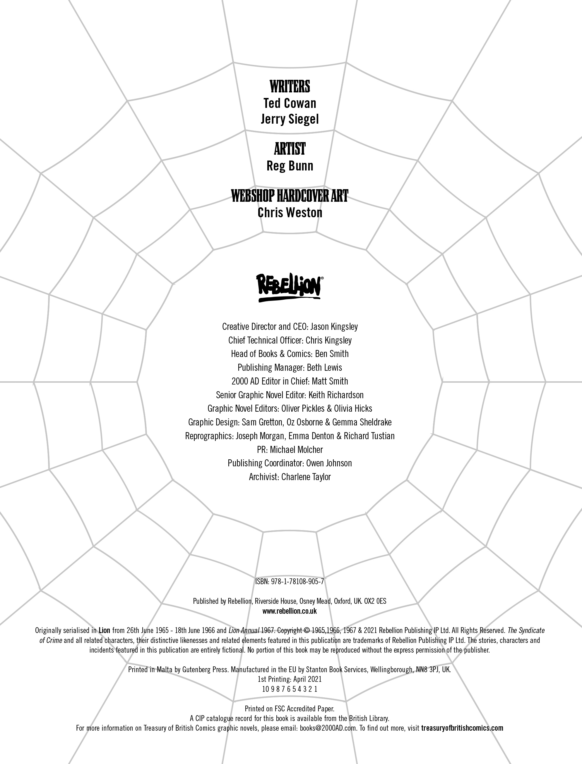 Read online The Spider's Syndicate of Crime comic -  Issue # TPB - 2