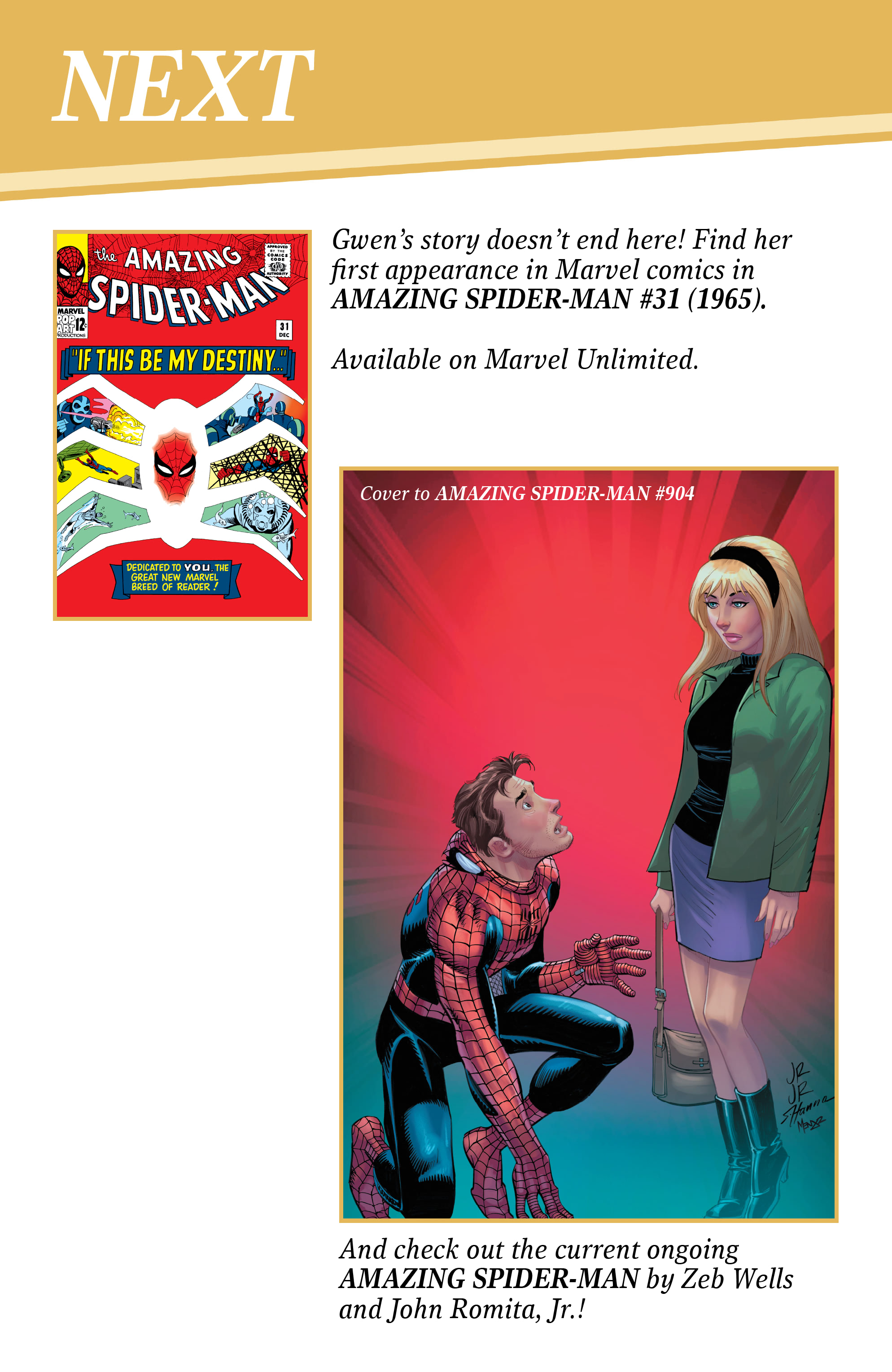 Read online Giant-Size Gwen Stacy comic -  Issue #1 - 116