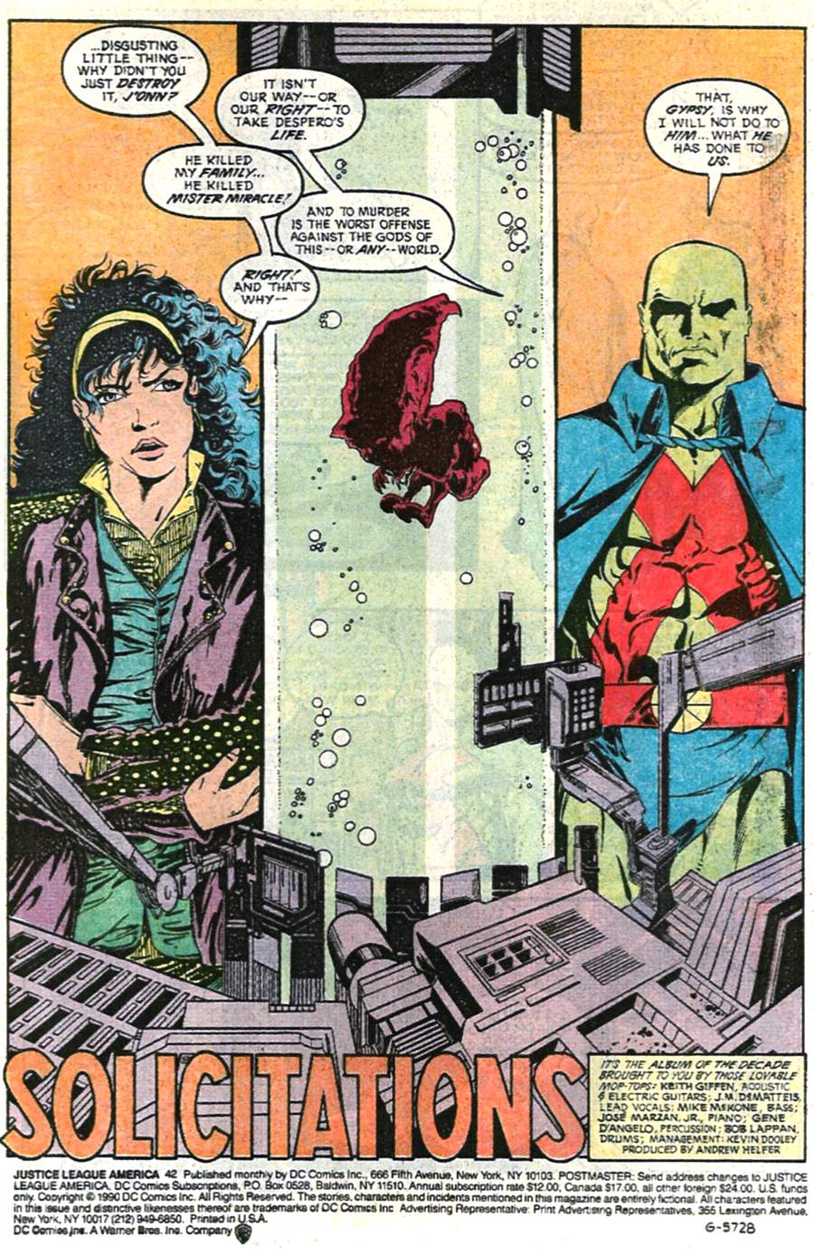 Read online Justice League America comic -  Issue #42 - 2