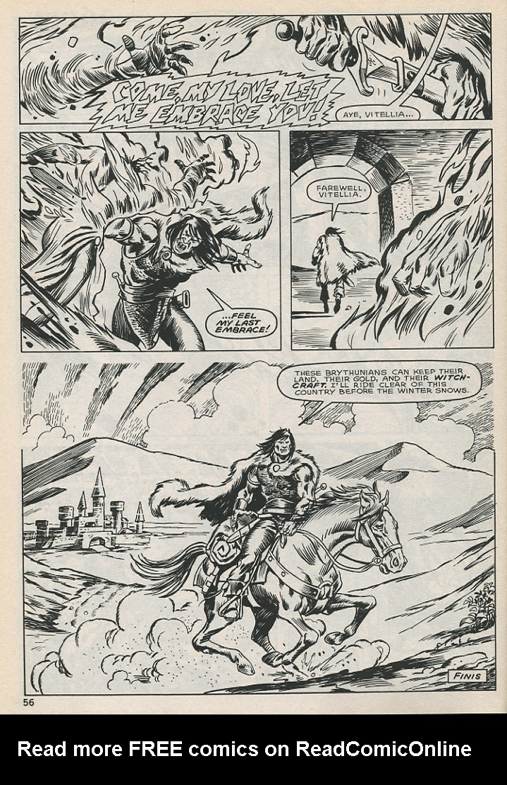 Read online The Savage Sword Of Conan comic -  Issue #130 - 56