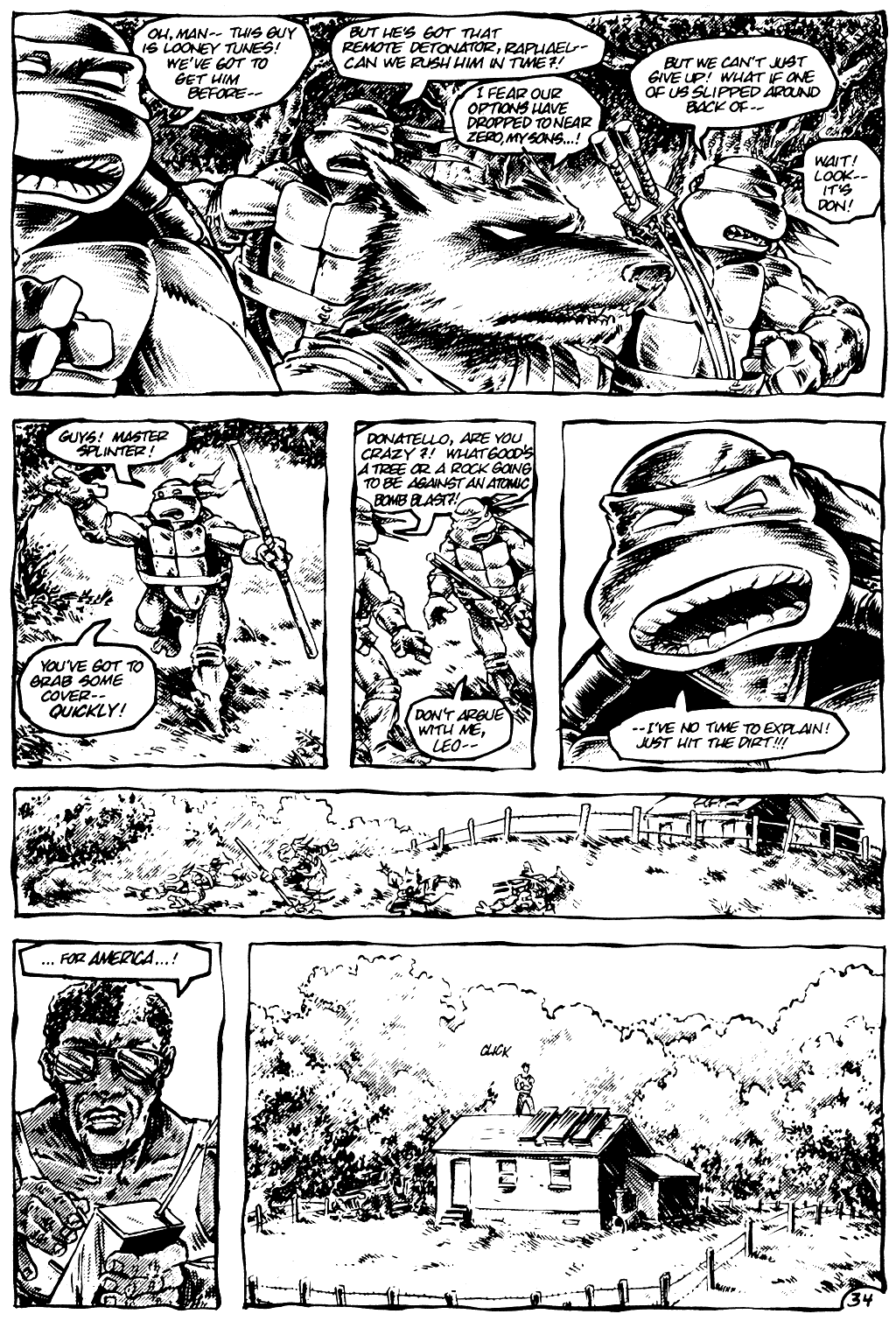 Read online Teenage Mutant Ninja Turtles (1984) comic -  Issue #12 - 33