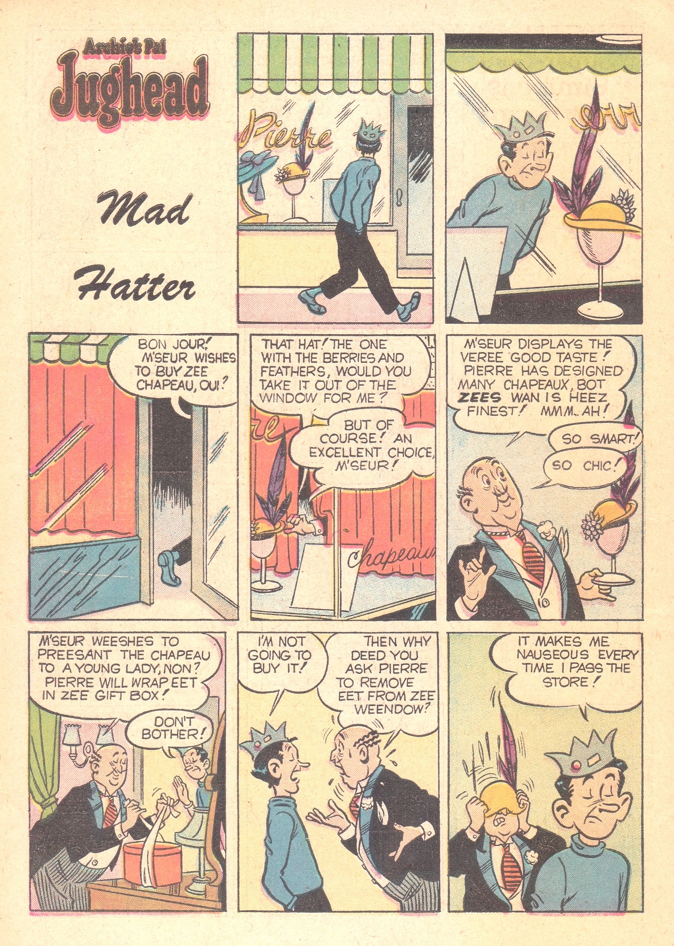 Read online Archie's Pal Jughead comic -  Issue #30 - 6