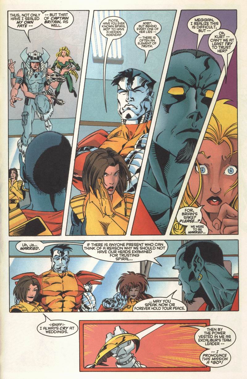 Read online Excalibur (1988) comic -  Issue #109 - 20