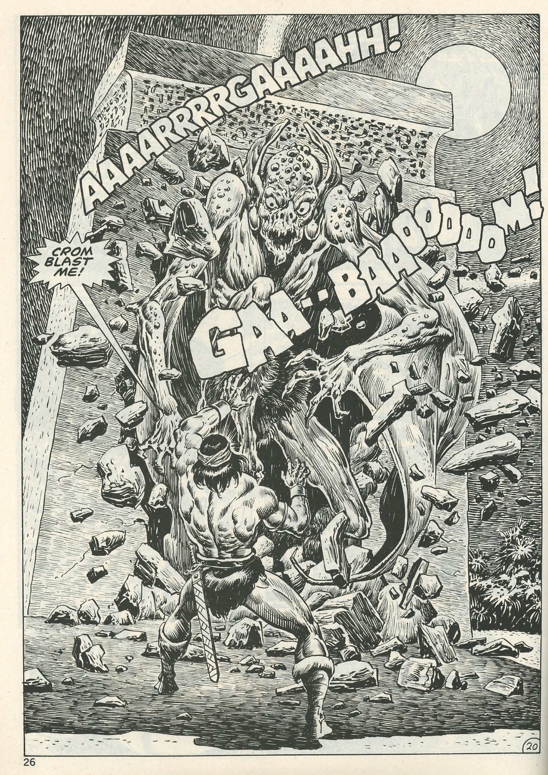 Read online The Savage Sword Of Conan comic -  Issue #123 - 26
