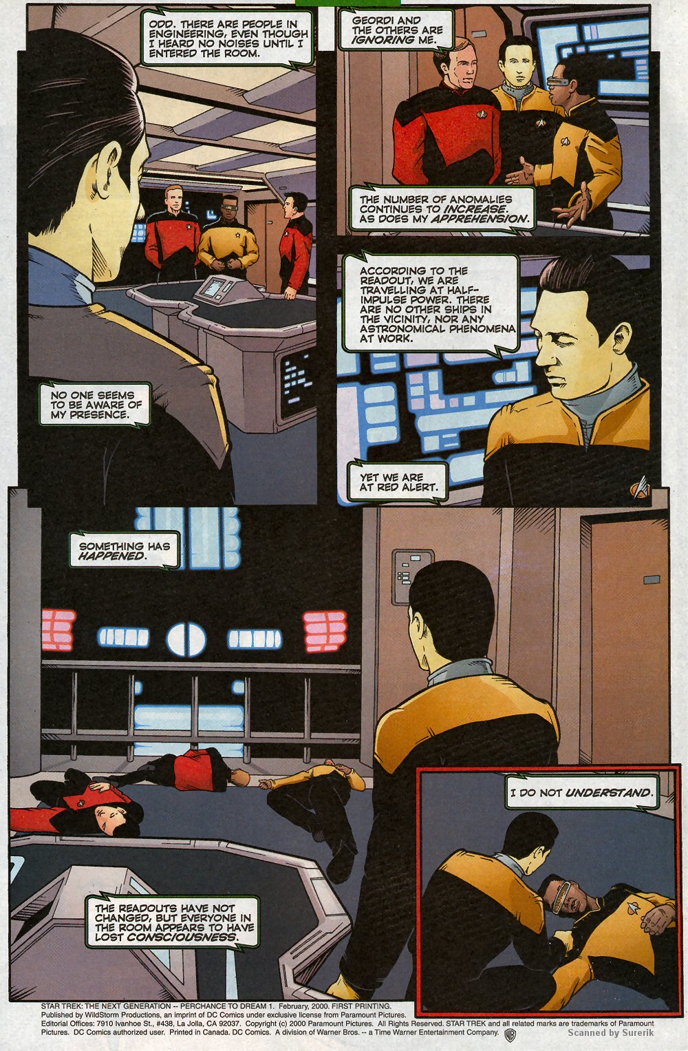 Star Trek: The Next Generation - Perchance to Dream issue 1 - Page 4