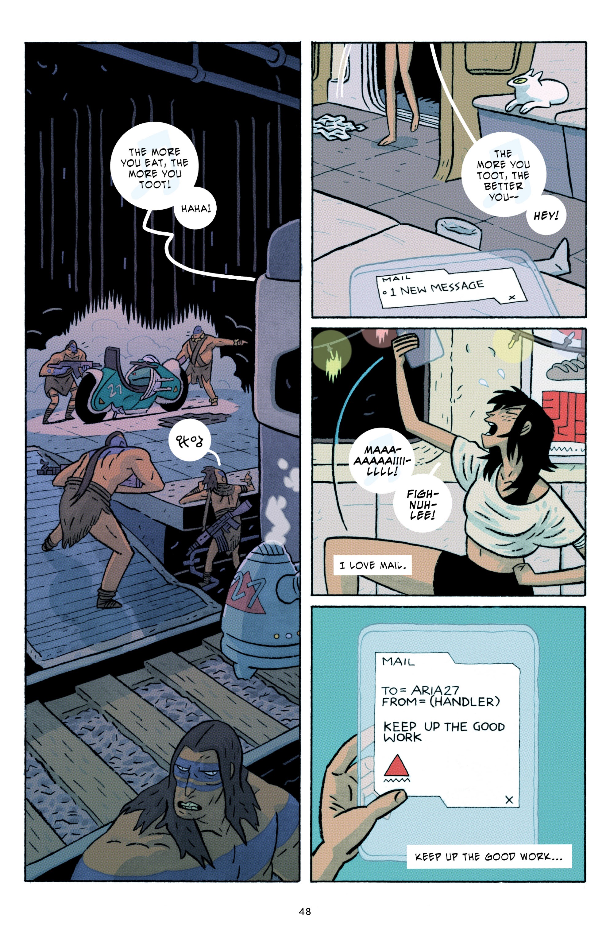 Read online ApocalyptiGirl: An Aria for the End Times (2020) comic -  Issue # TPB - 50