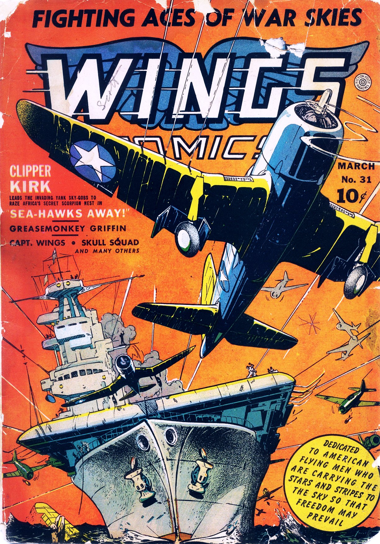 Read online Wings Comics comic -  Issue #31 - 1