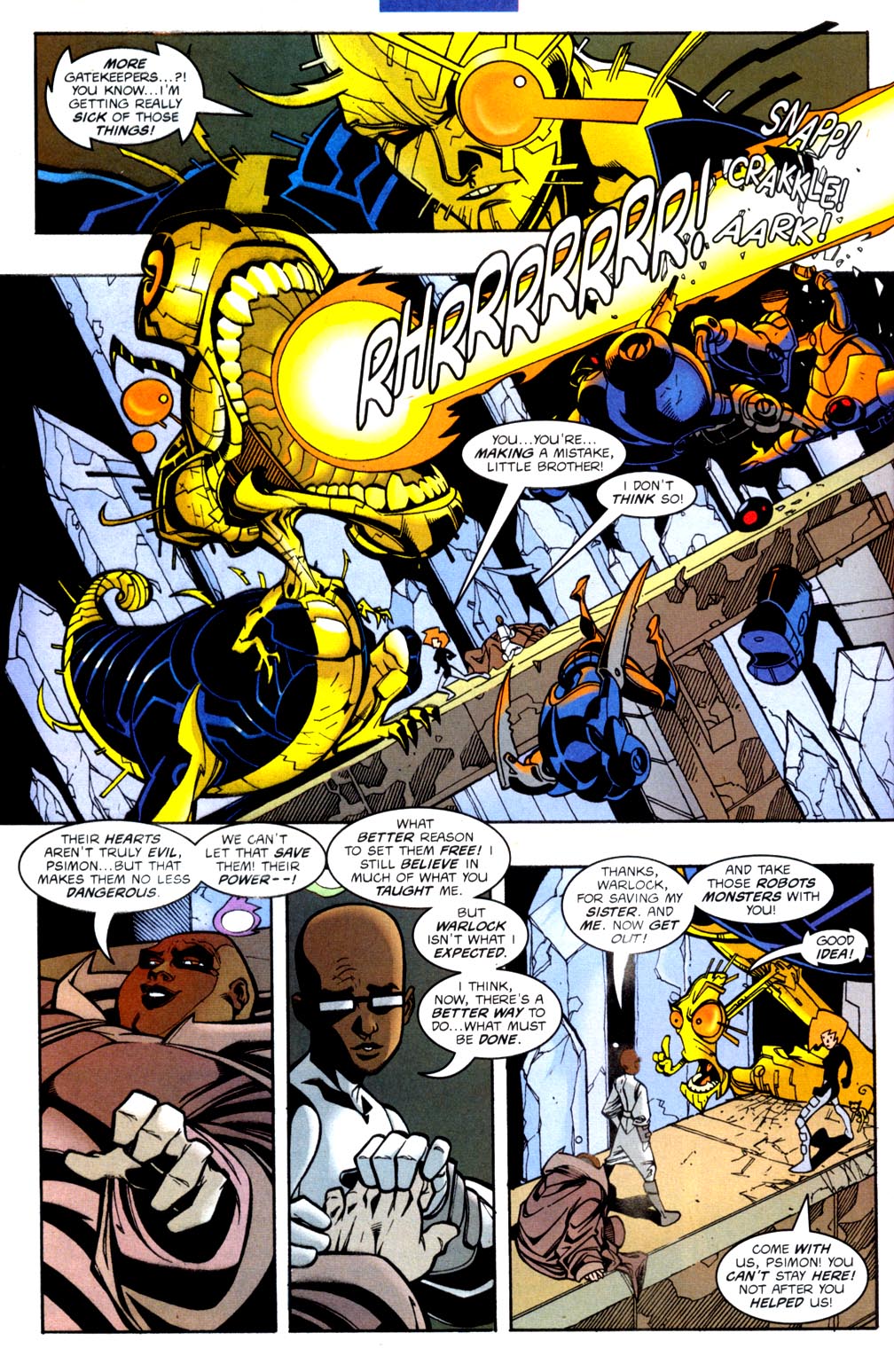 Read online Warlock (1999) comic -  Issue #3 - 21