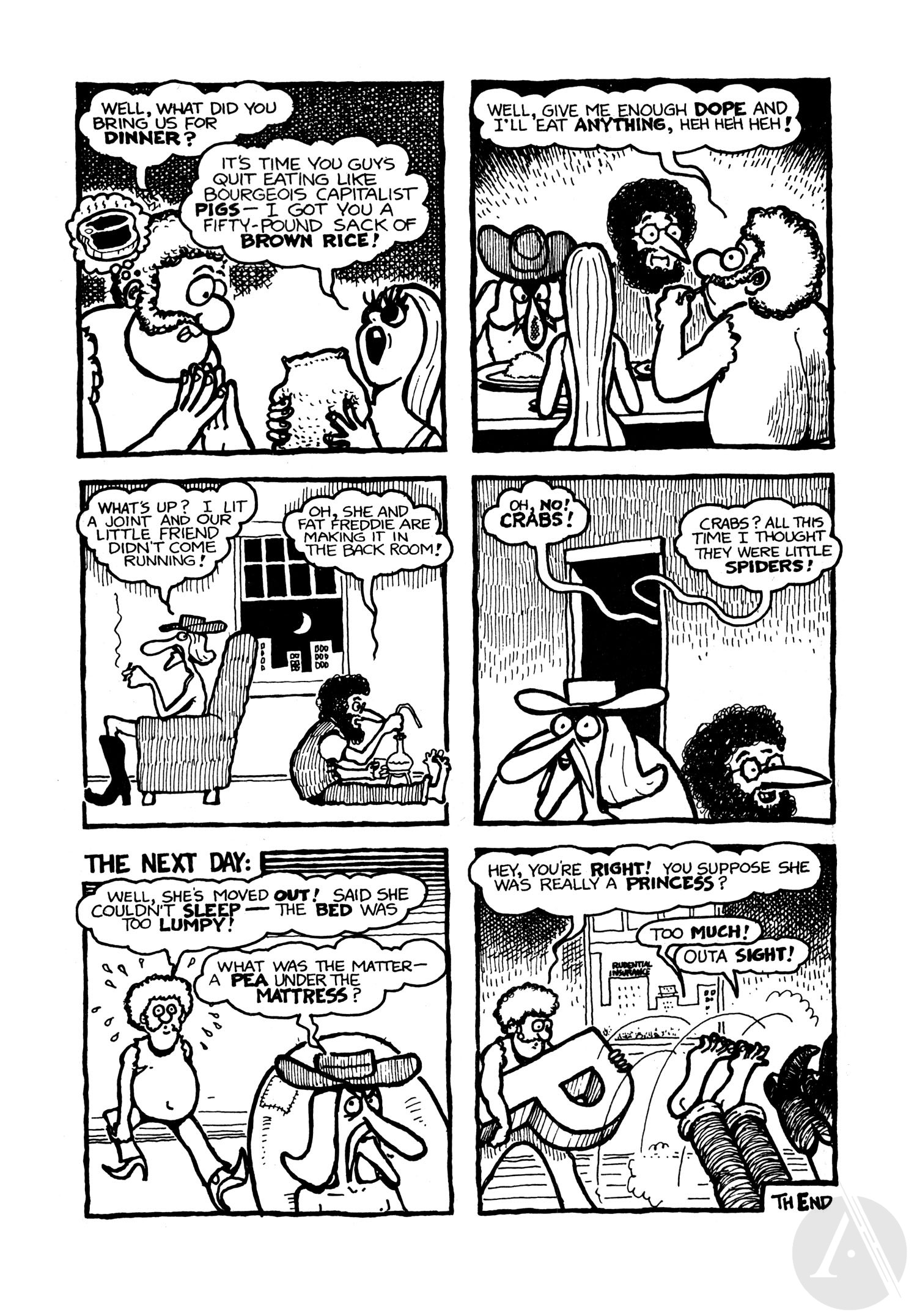 Read online The Fabulous Furry Freak Brothers comic -  Issue #0 - 9