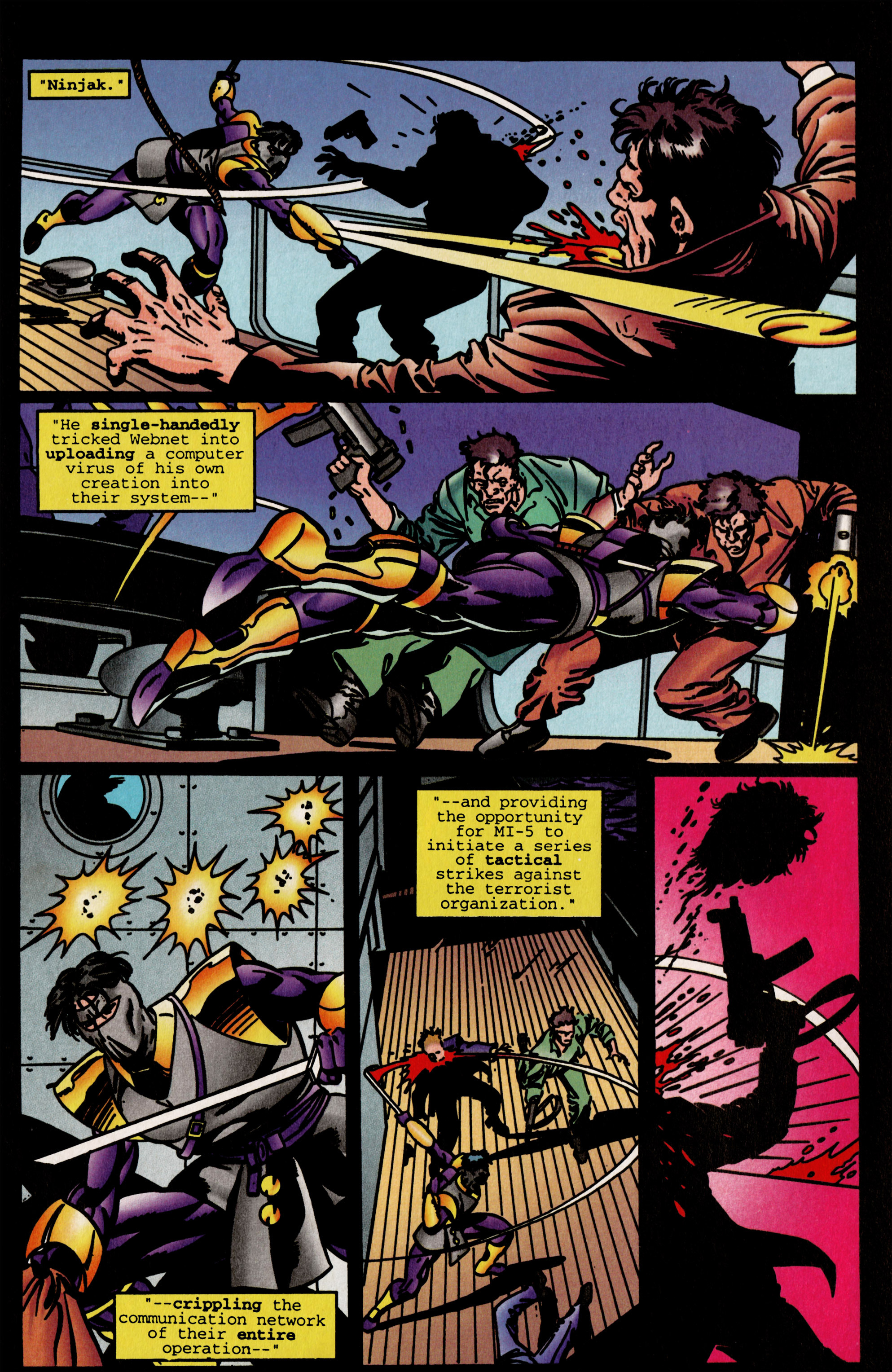 Read online Ninjak (1994) comic -  Issue #19 - 4