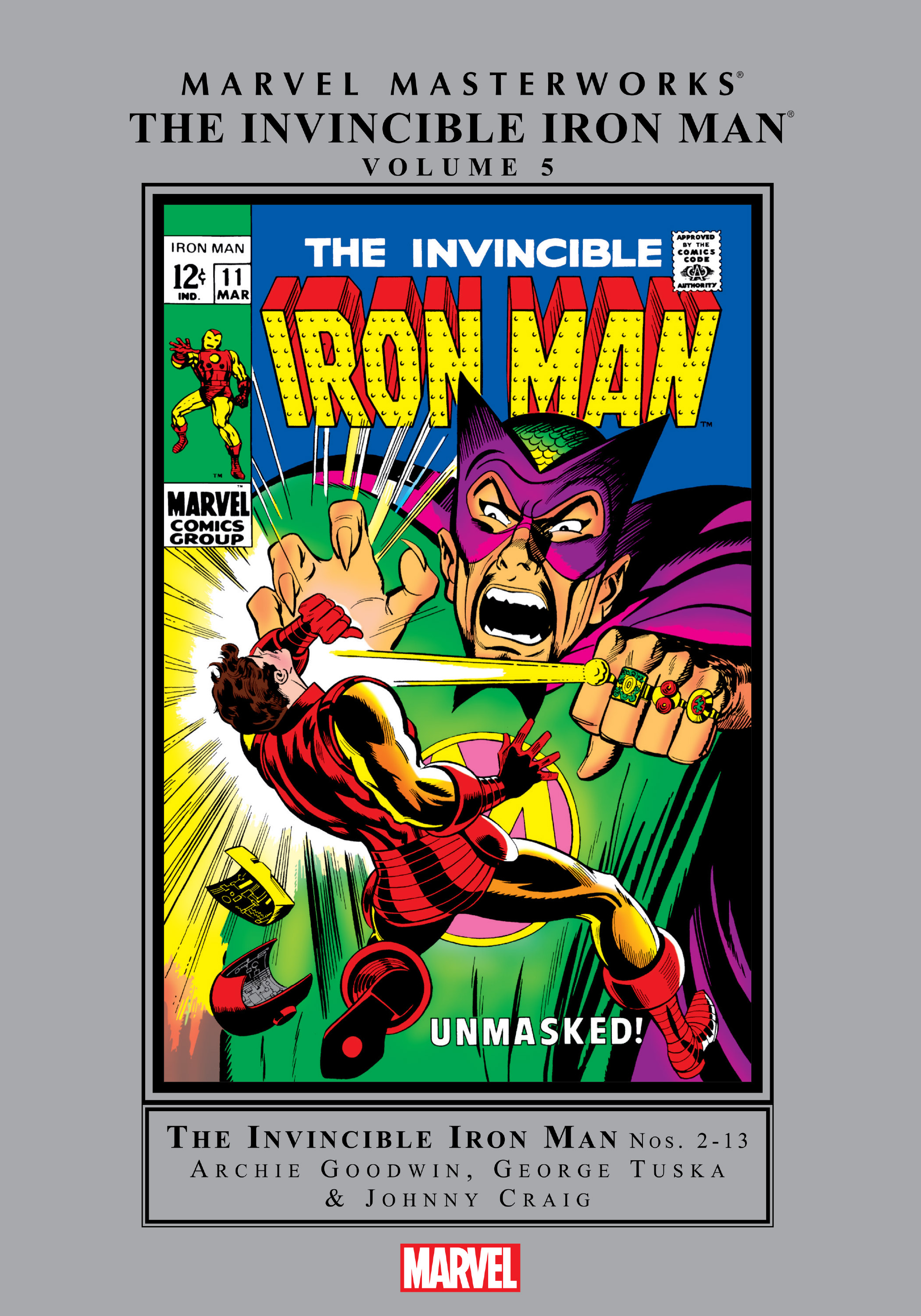Read online Marvel Masterworks: The Invincible Iron Man comic -  Issue # TPB 5 (Part 1) - 1