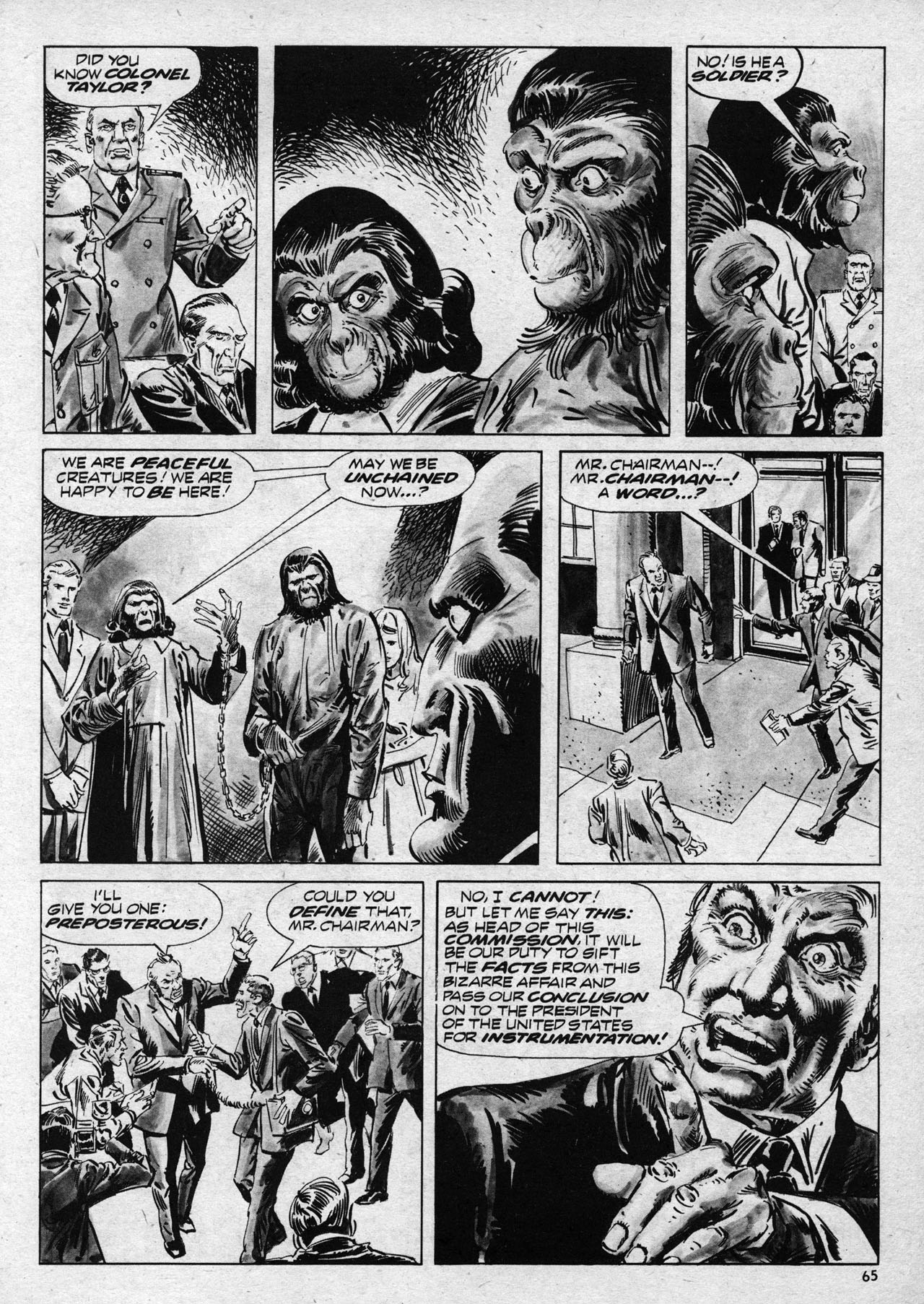 Read online Planet of the Apes comic -  Issue #13 - 65