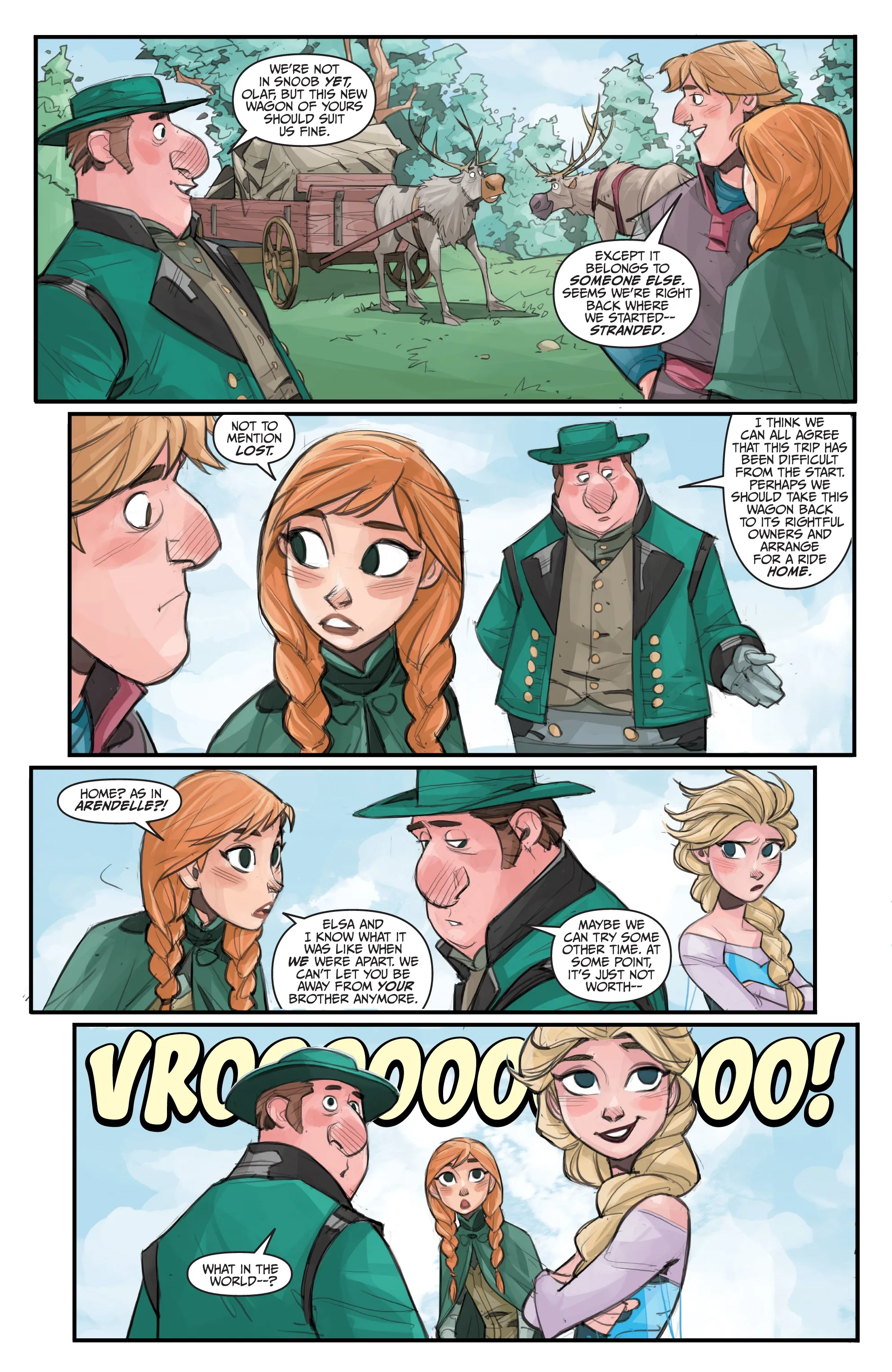 Read online Disney Frozen: Reunion Road comic - Issue #3