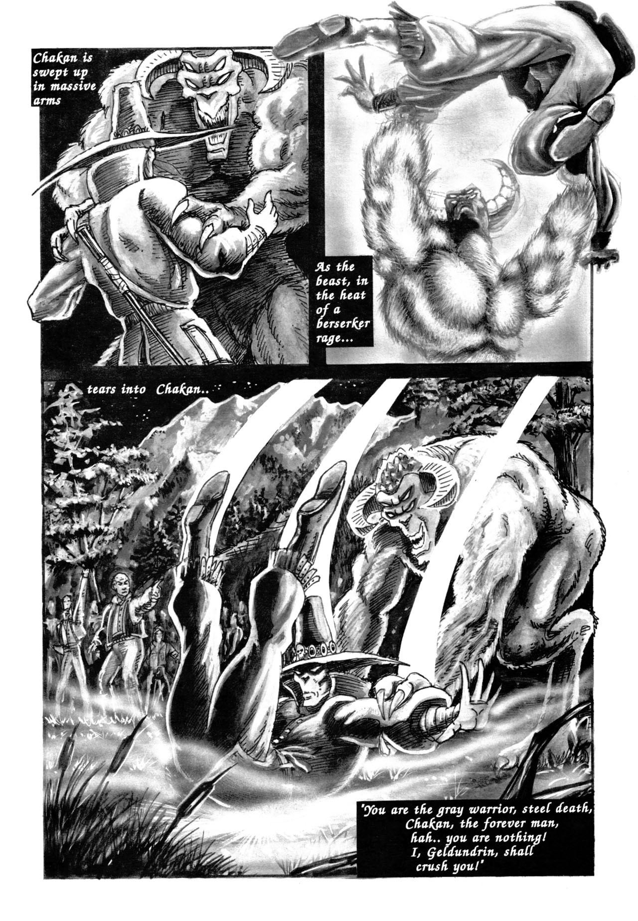 Read online Chakan the Forever Man comic -  Issue # Full - 17
