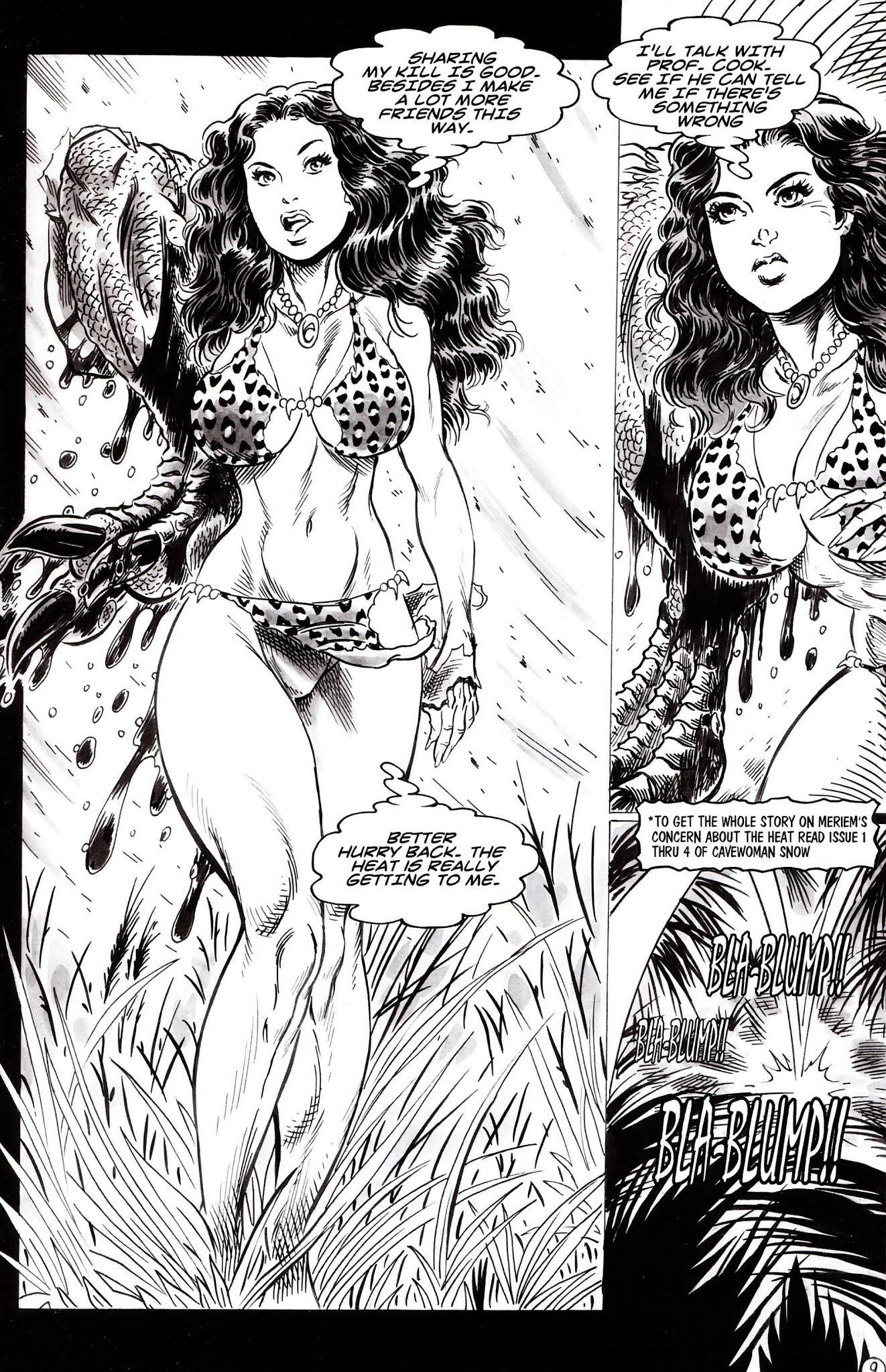 Read online Cavewoman: Gangster comic -  Issue #1 - 11