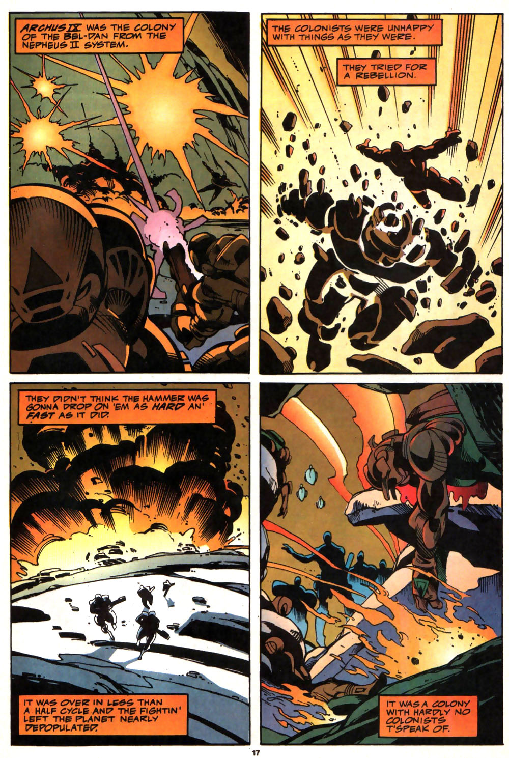 Read online Alien Legion (1987) comic -  Issue #17 - 19