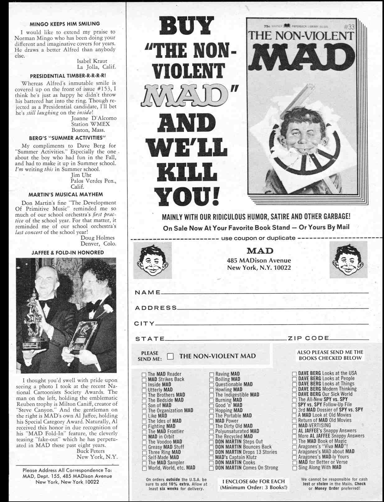 Read online MAD comic -  Issue #155 - 5