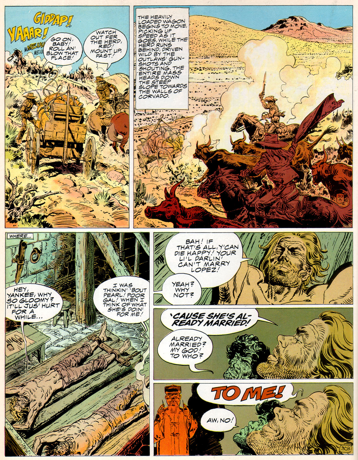 Read online Epic Graphic Novel: Blueberry comic -  Issue #1 - 82