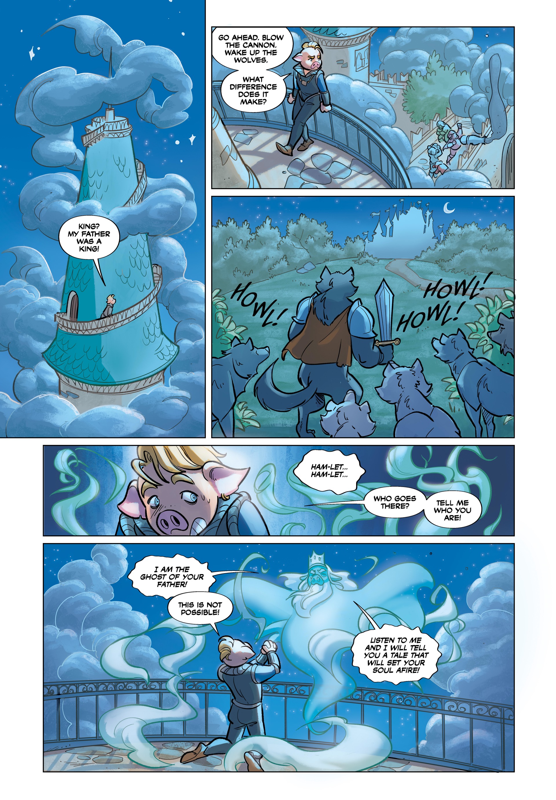 Read online Ham-let: A Shakespearean Mash-up comic -  Issue # Full - 14
