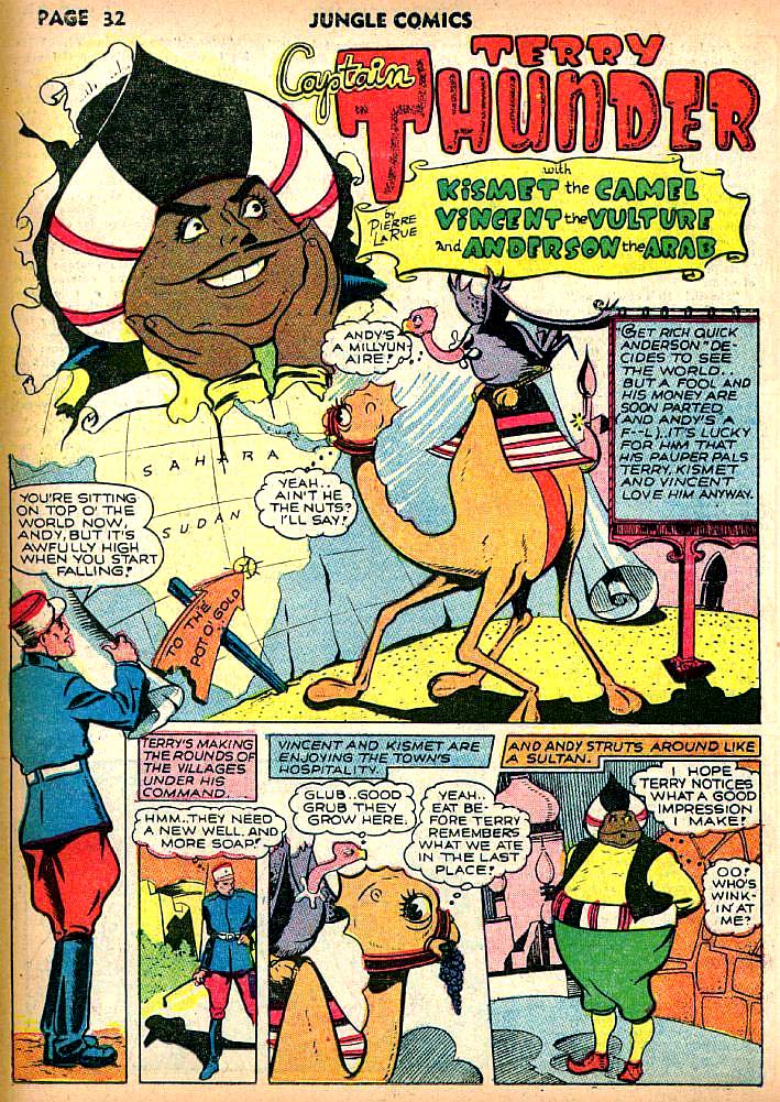 Read online Jungle Comics comic -  Issue #22 - 34