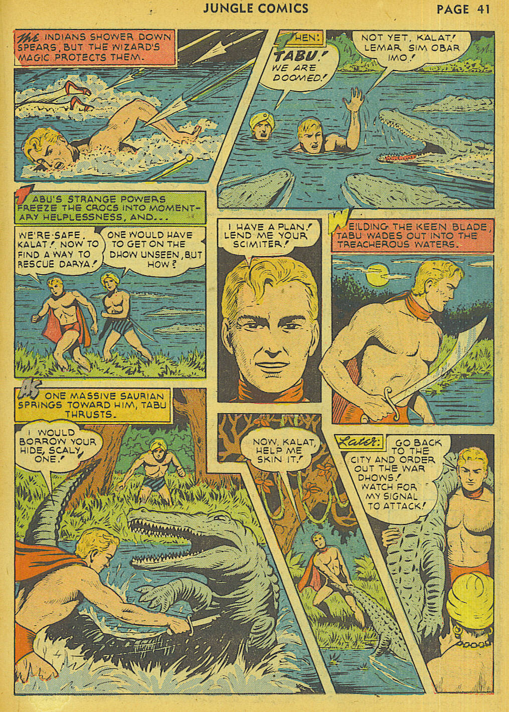 Read online Jungle Comics comic -  Issue #27 - 43