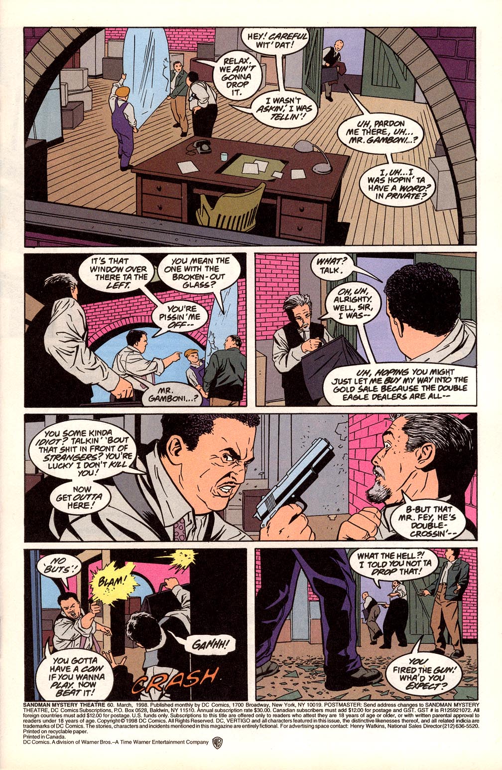 Read online Sandman Mystery Theatre comic -  Issue #60 - 2