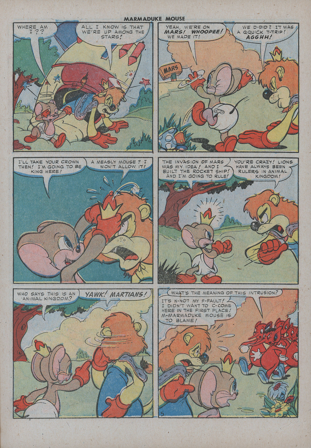 Read online Marmaduke Mouse comic -  Issue #28 - 8