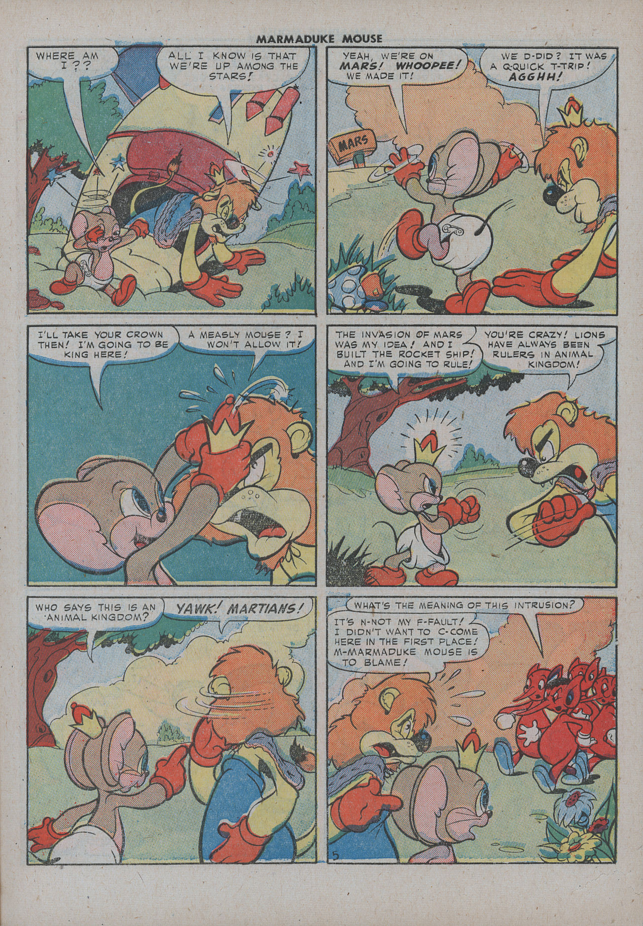 Read online Marmaduke Mouse comic -  Issue #28 - 8