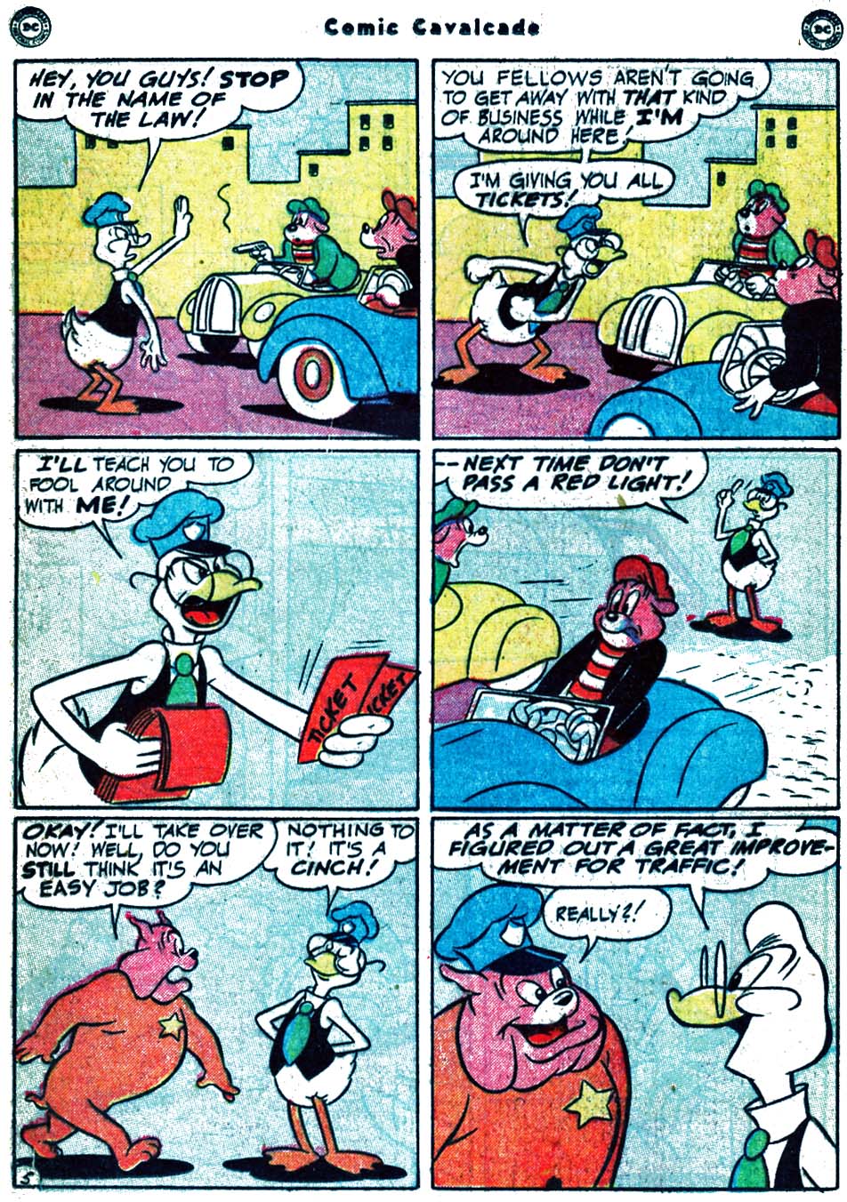 Read online Comic Cavalcade comic -  Issue #42 - 34