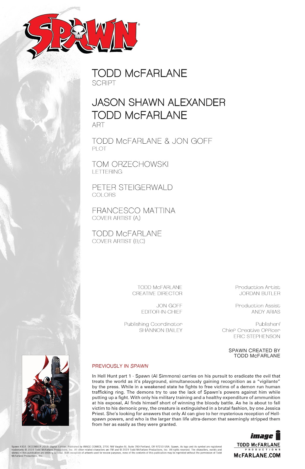 Spawn issue 303 - Page 2