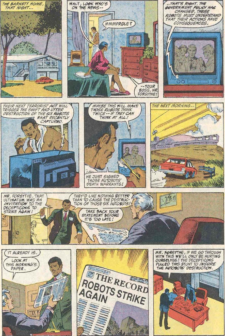 Read online The Transformers (UK) comic -  Issue #154 - 7