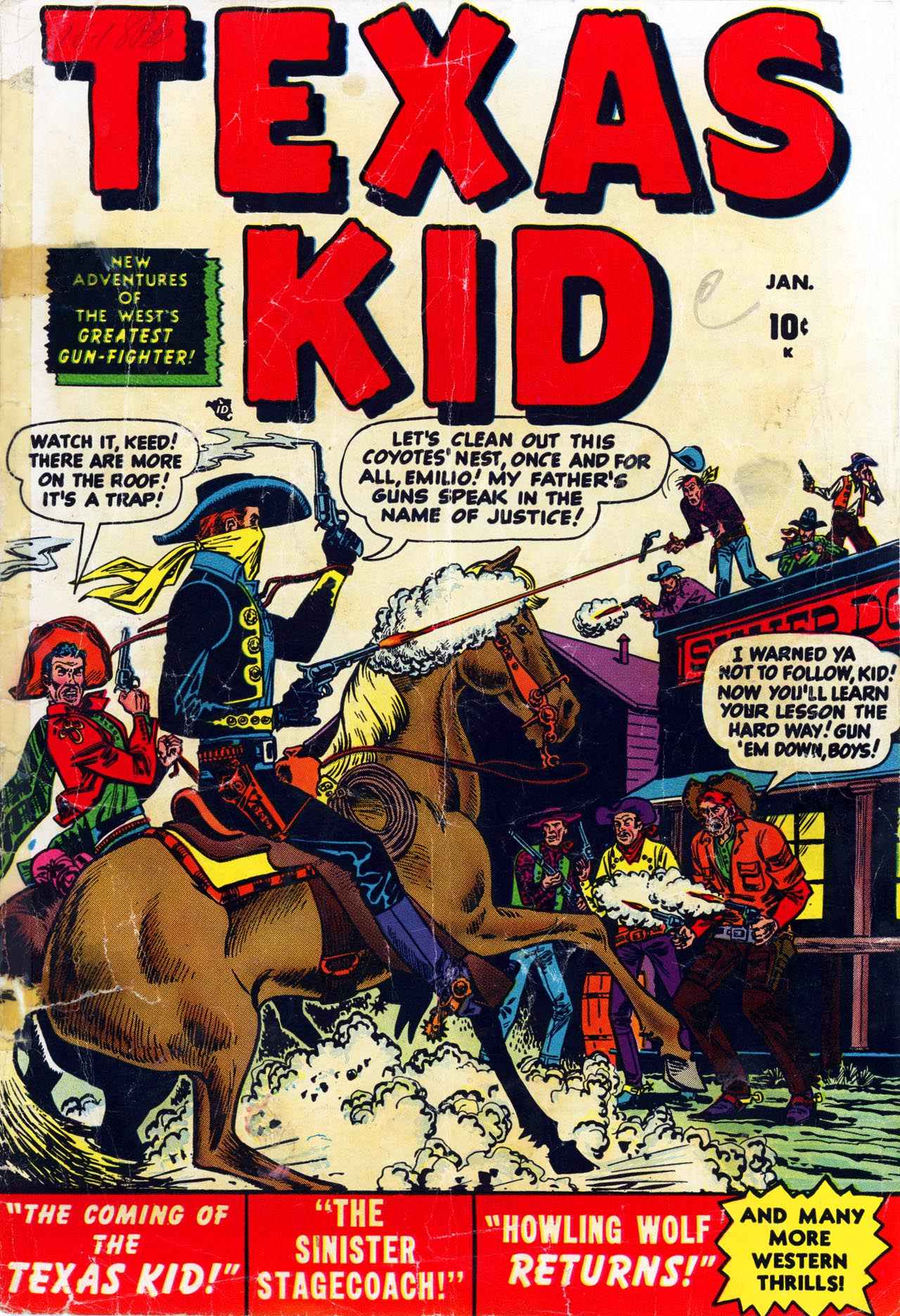 Read online Texas Kid comic -  Issue #1 - 1