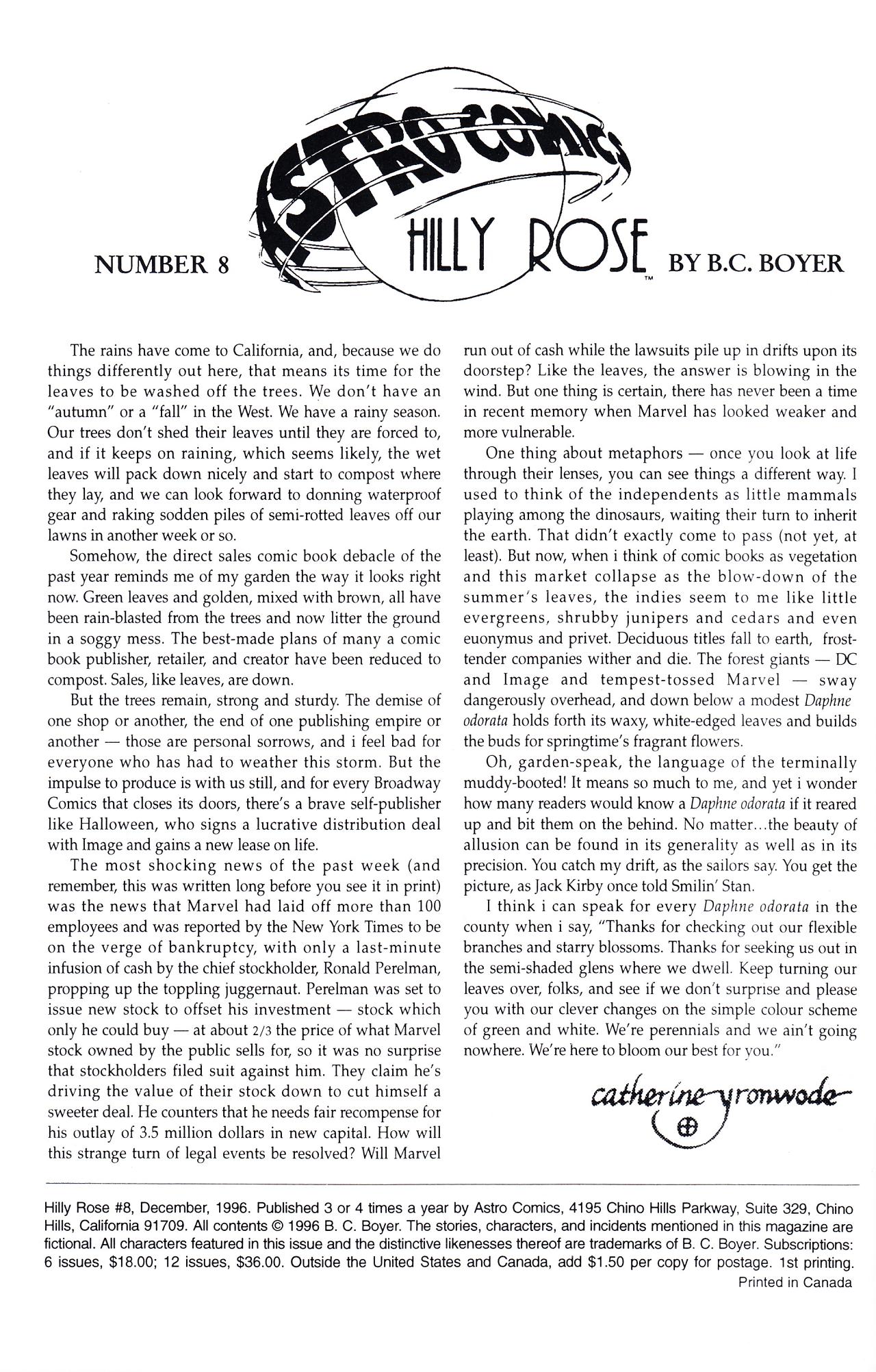 Read online Hilly Rose comic -  Issue #8 - 2