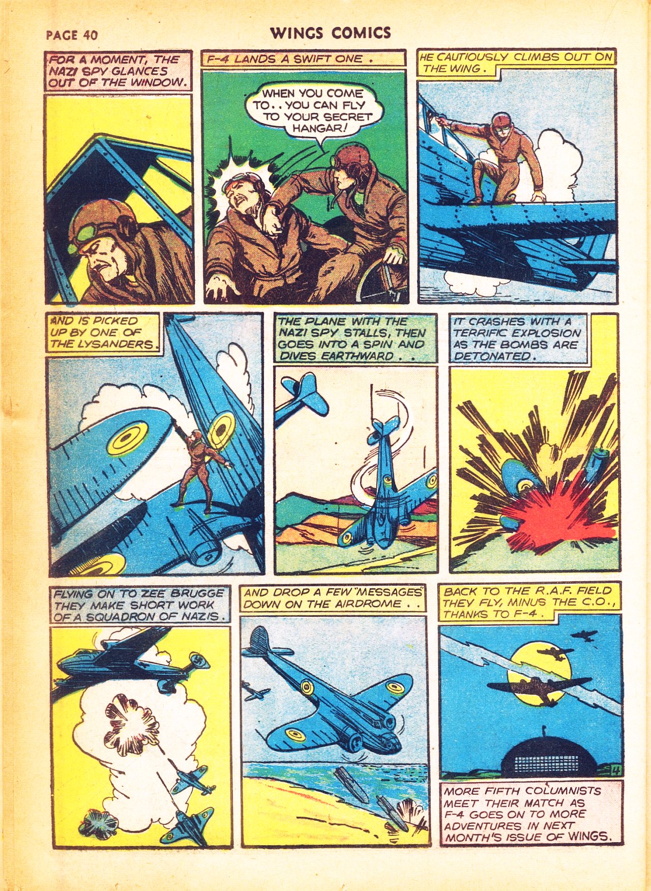 Read online Wings Comics comic -  Issue #4 - 42