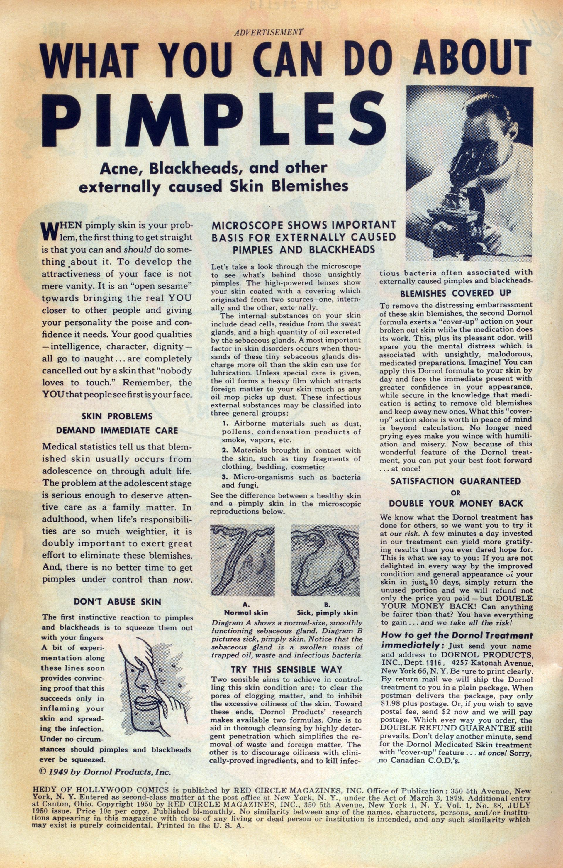 Read online Hedy Of Hollywood Comics comic -  Issue #38 - 2