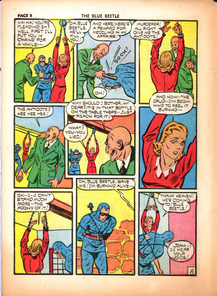 Read online The Blue Beetle comic -  Issue #10 - 10