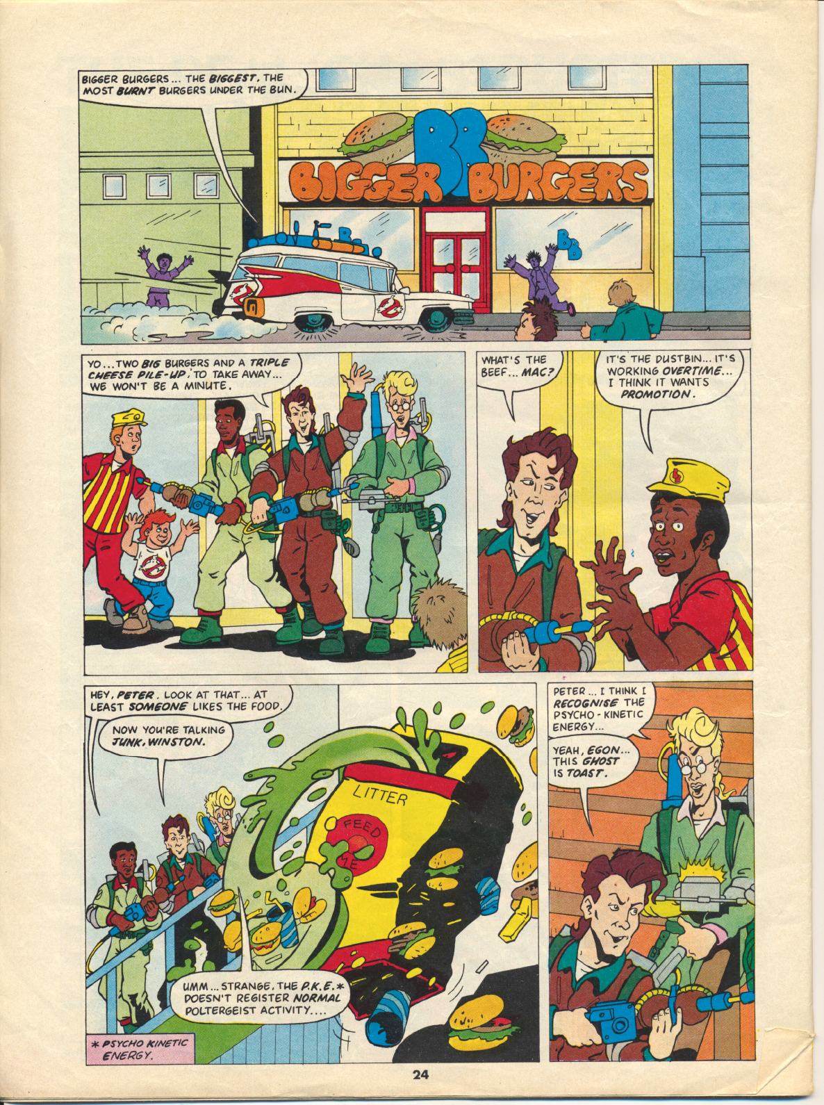 Read online The Real Ghostbusters comic -  Issue #15 - 24