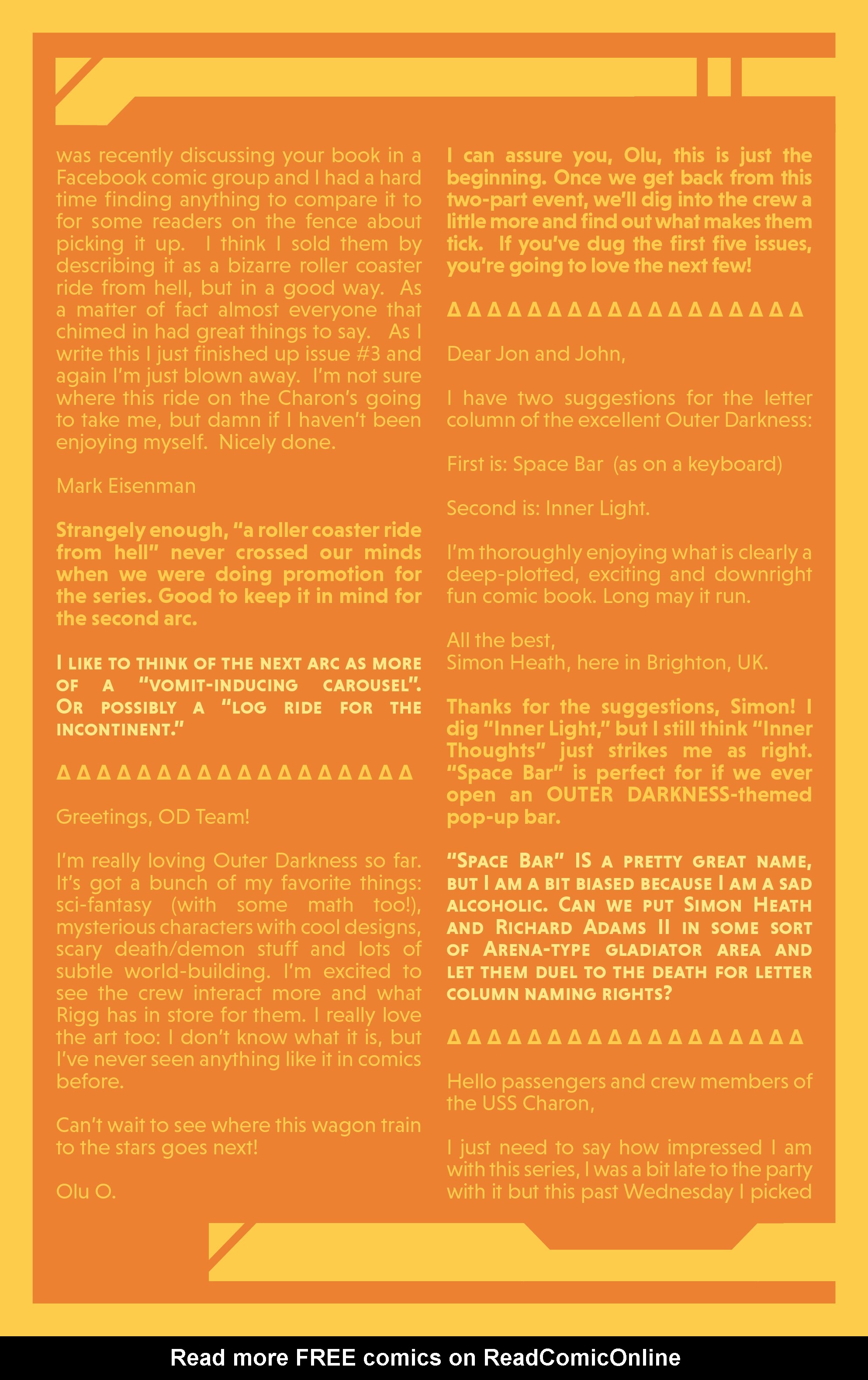 Read online Outer Darkness comic -  Issue #5 - 23