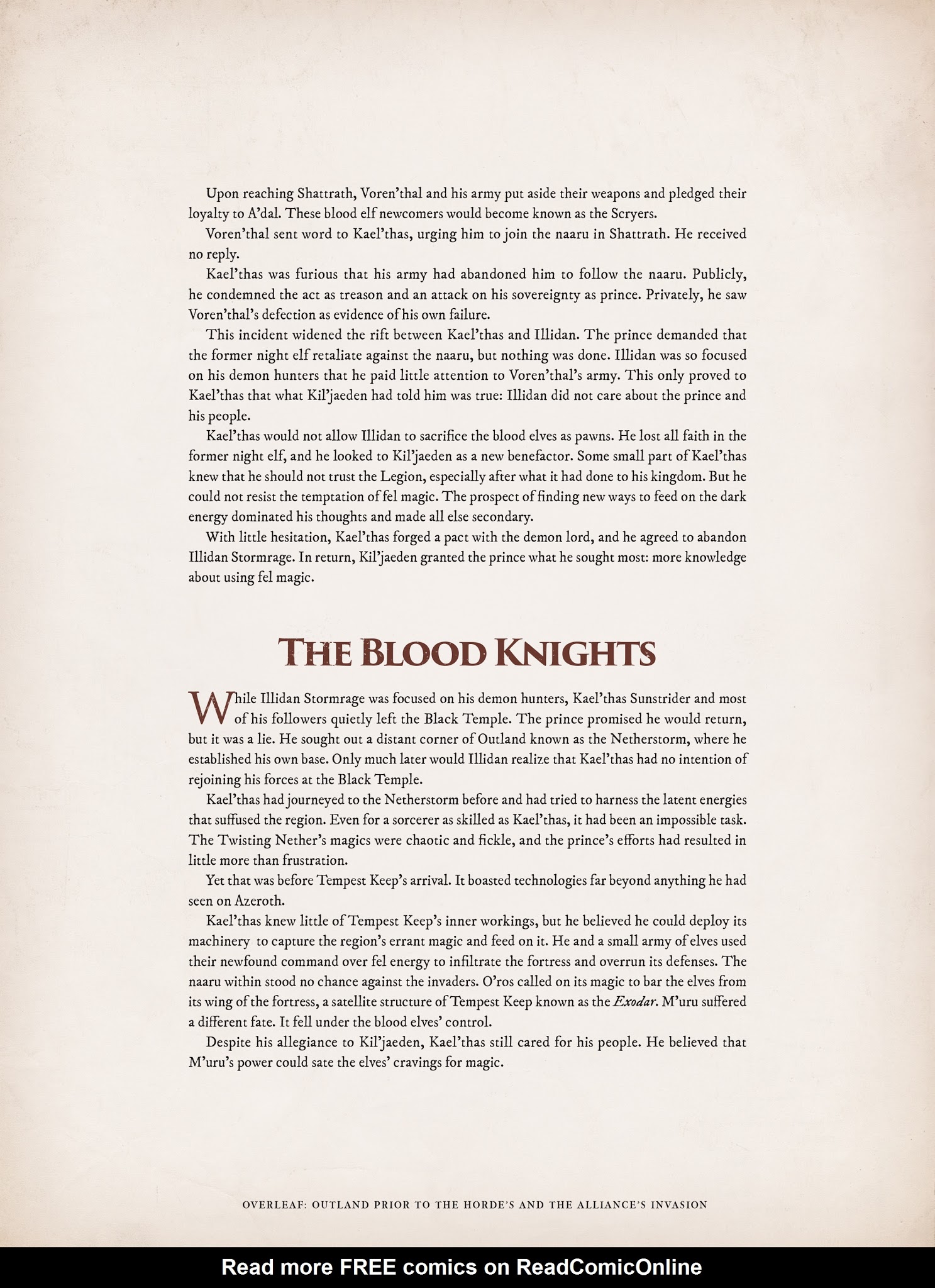 Read online World of Warcraft Chronicle Vol. 3 comic -  Issue # Full - 137