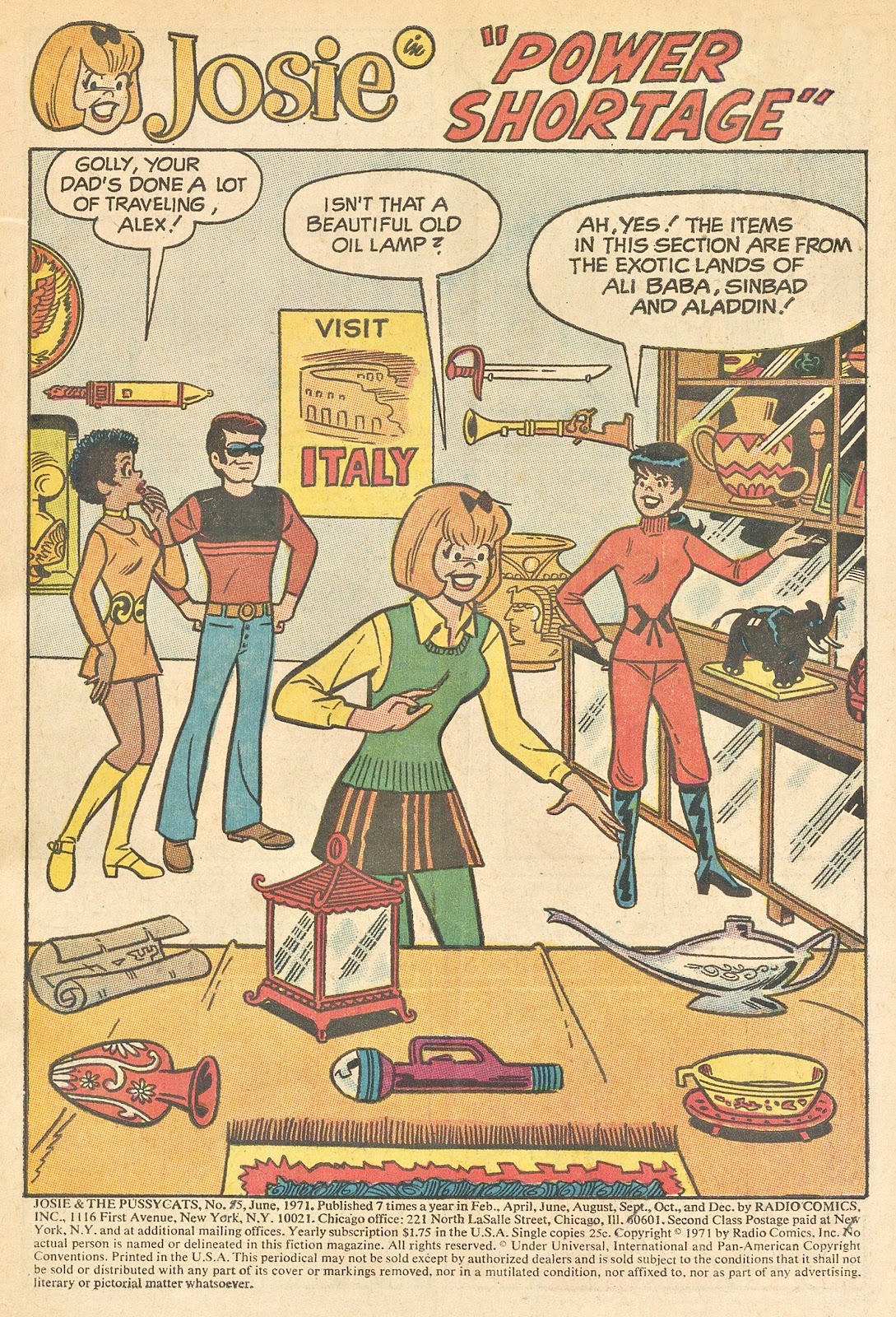 Josie and the Pussycats (1969) issue 55 - Page 3
