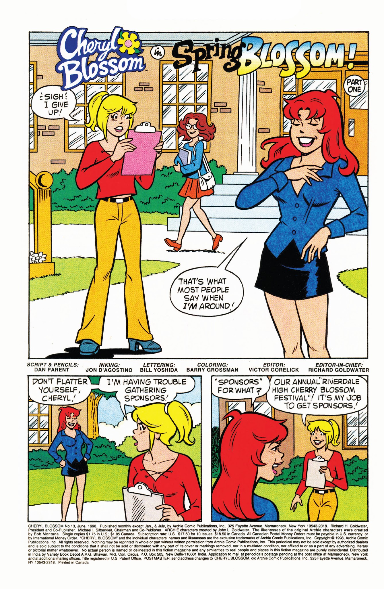 Read online Cheryl Blossom comic -  Issue #13 - 2