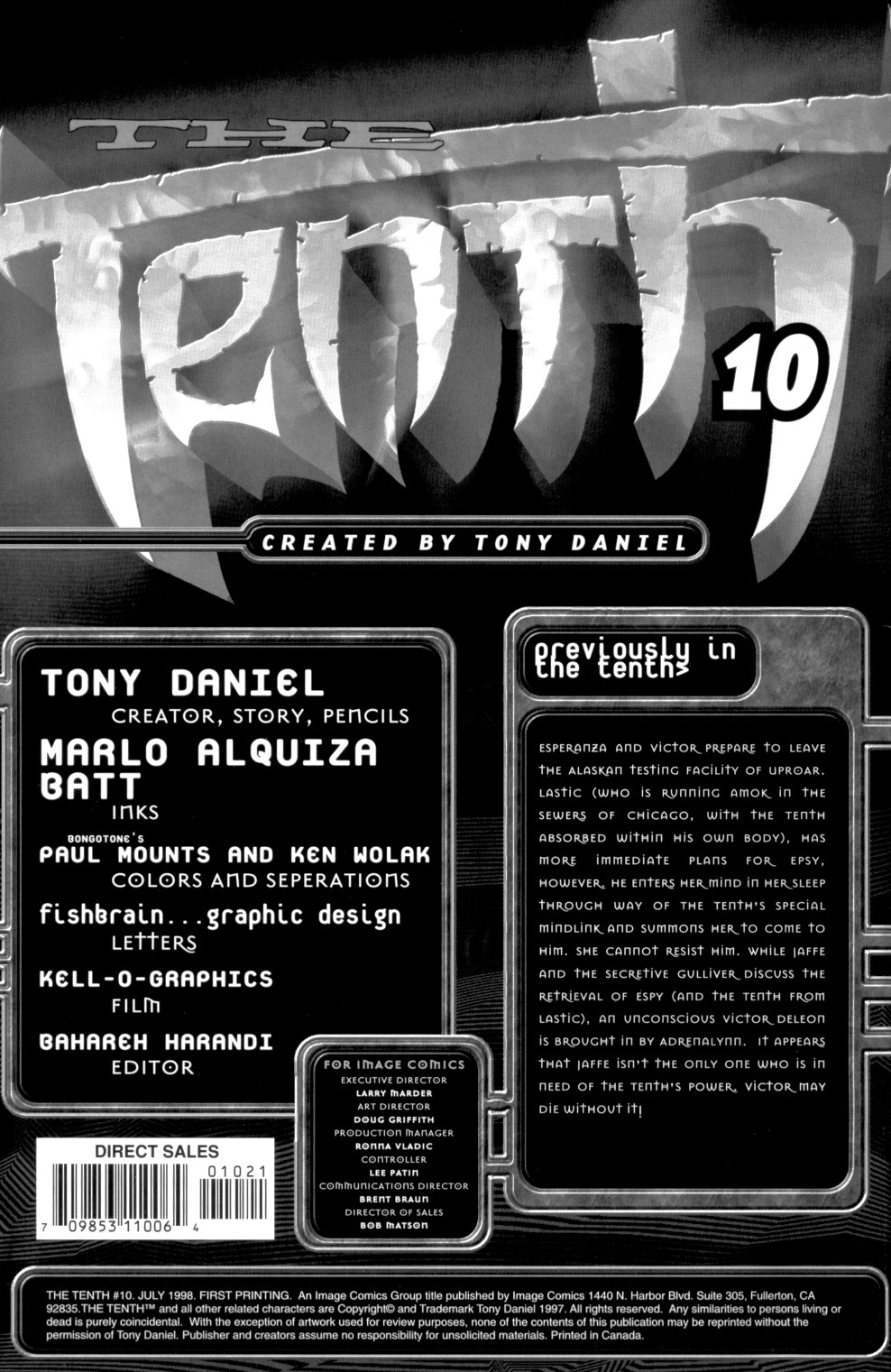 Read online The Tenth [II] comic -  Issue #10 - 2