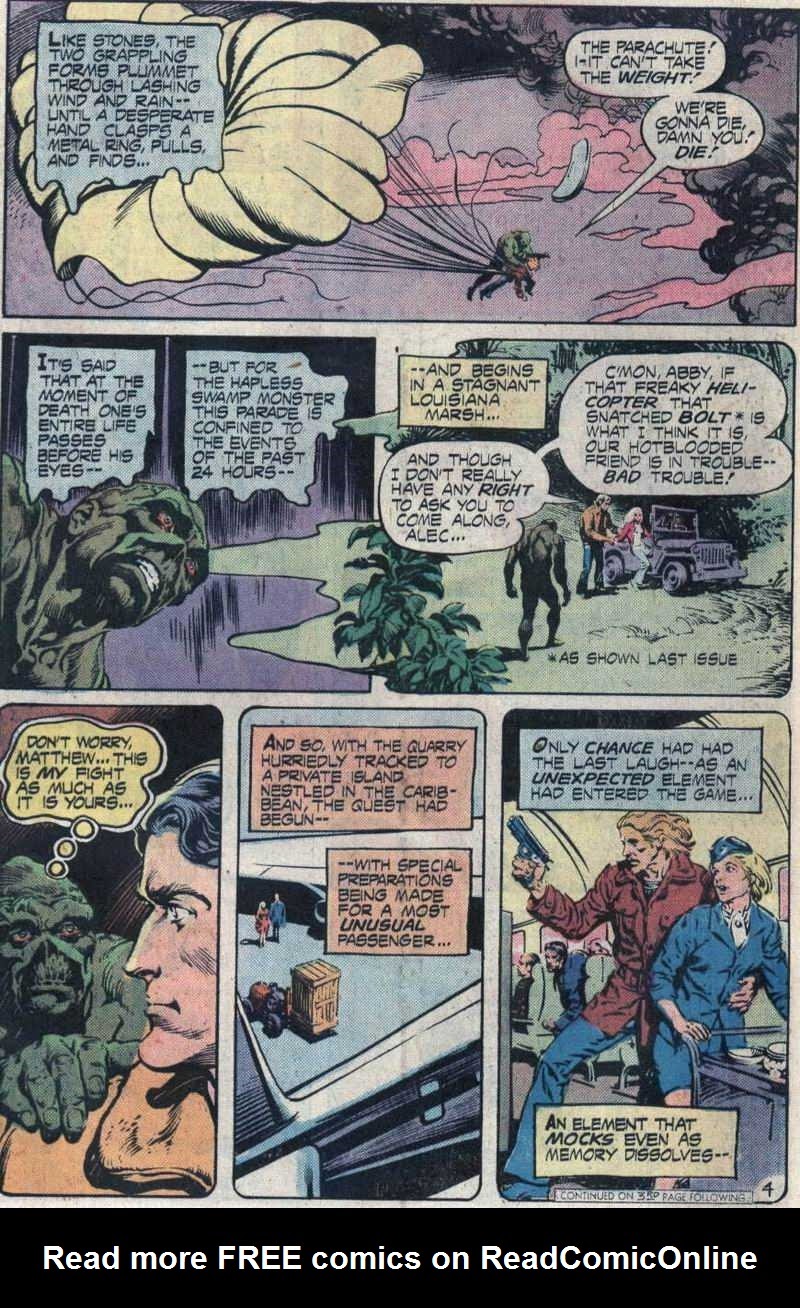 Read online Swamp Thing (1972) comic -  Issue #16 - 5