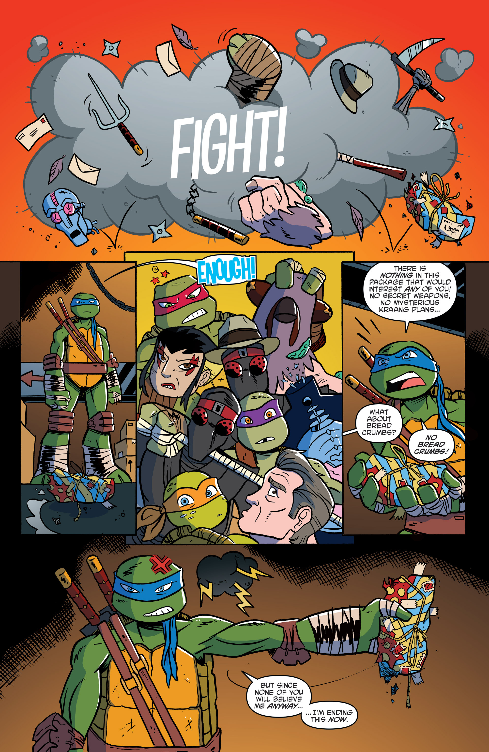 Read online Teenage Mutant Ninja Turtles New Animated Adventures comic -  Issue #12 - 14